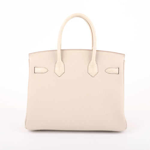 Hermes Béton Togo Matte Alligator Touch Birkin 30 (PHW | 2023)