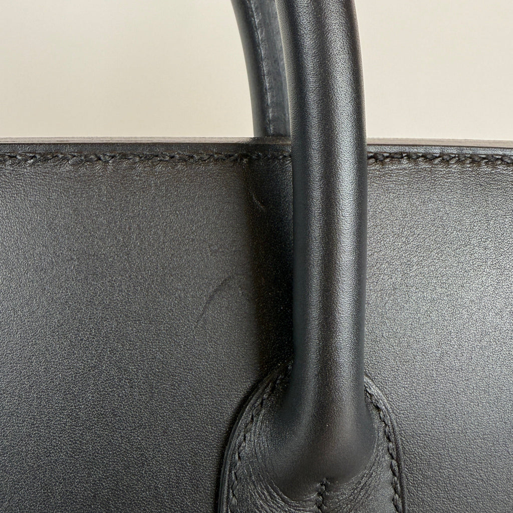 Hermès Noir HAC 50 en Selle (PHW | 2025)