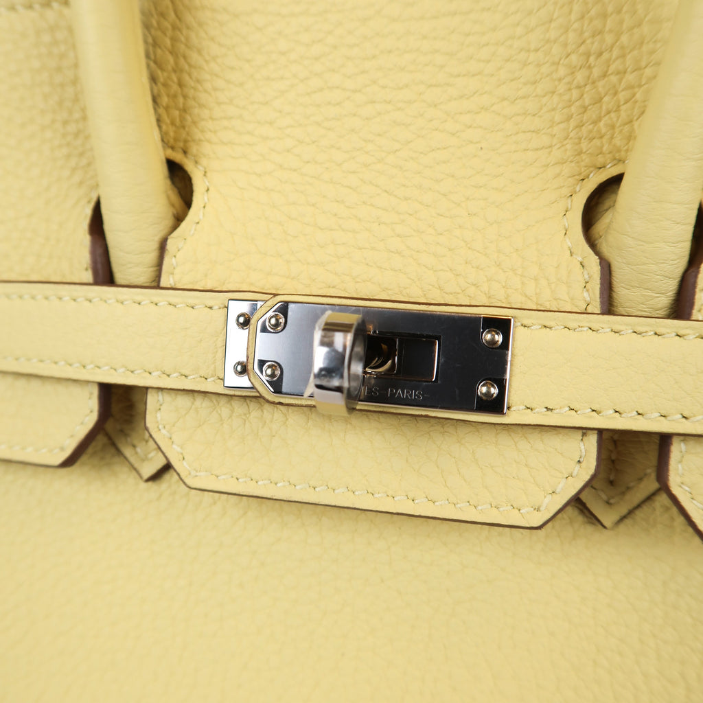 Hermès Jaune Poussin Togo Birkin 25 (PHW | 2025)