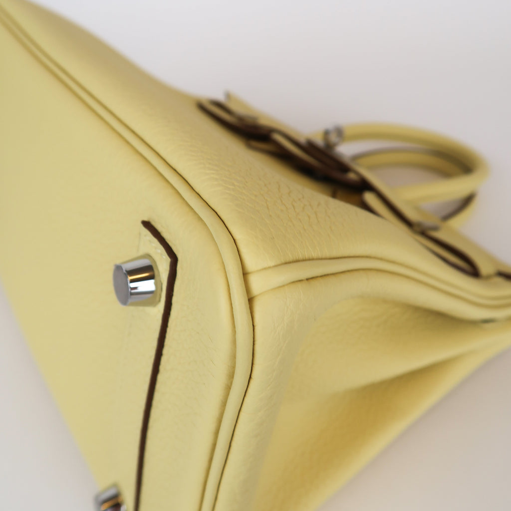Hermès Jaune Poussin Togo Birkin 25 (PHW | 2025)