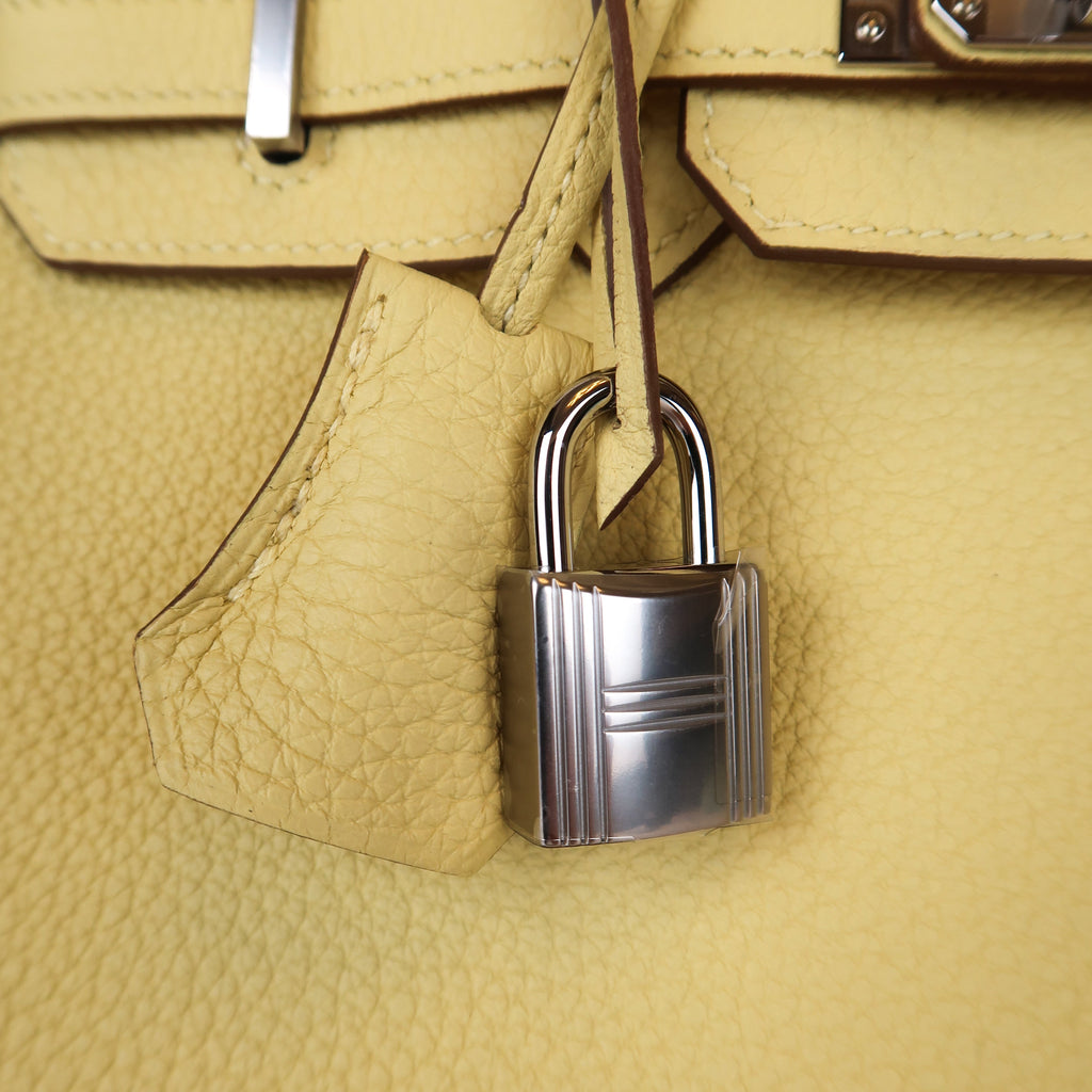 Hermès Jaune Poussin Togo Birkin 25 (PHW | 2025)