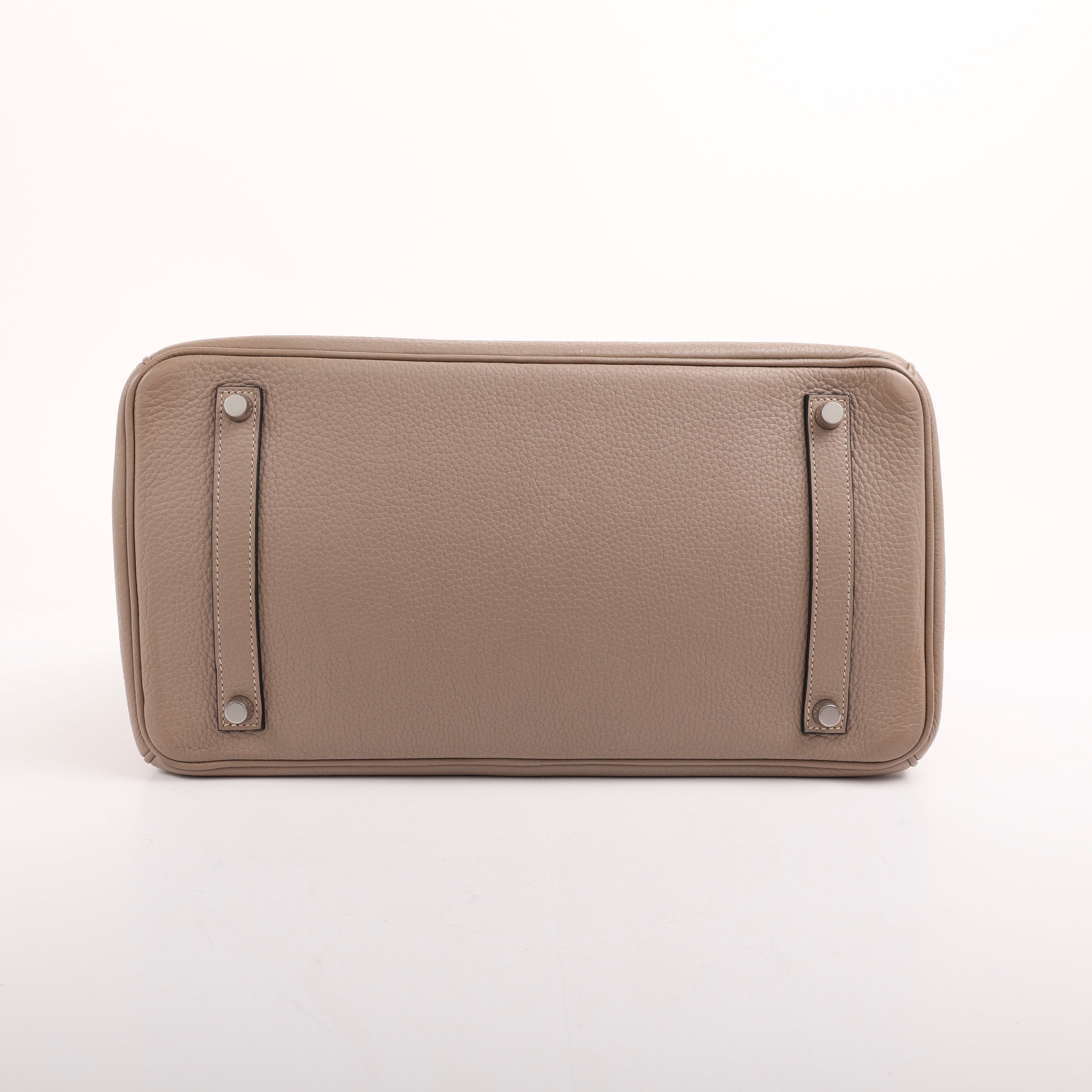 Hermes Gris Tourterelle Togo Retourne Birkin 35 (PHW | 2008)