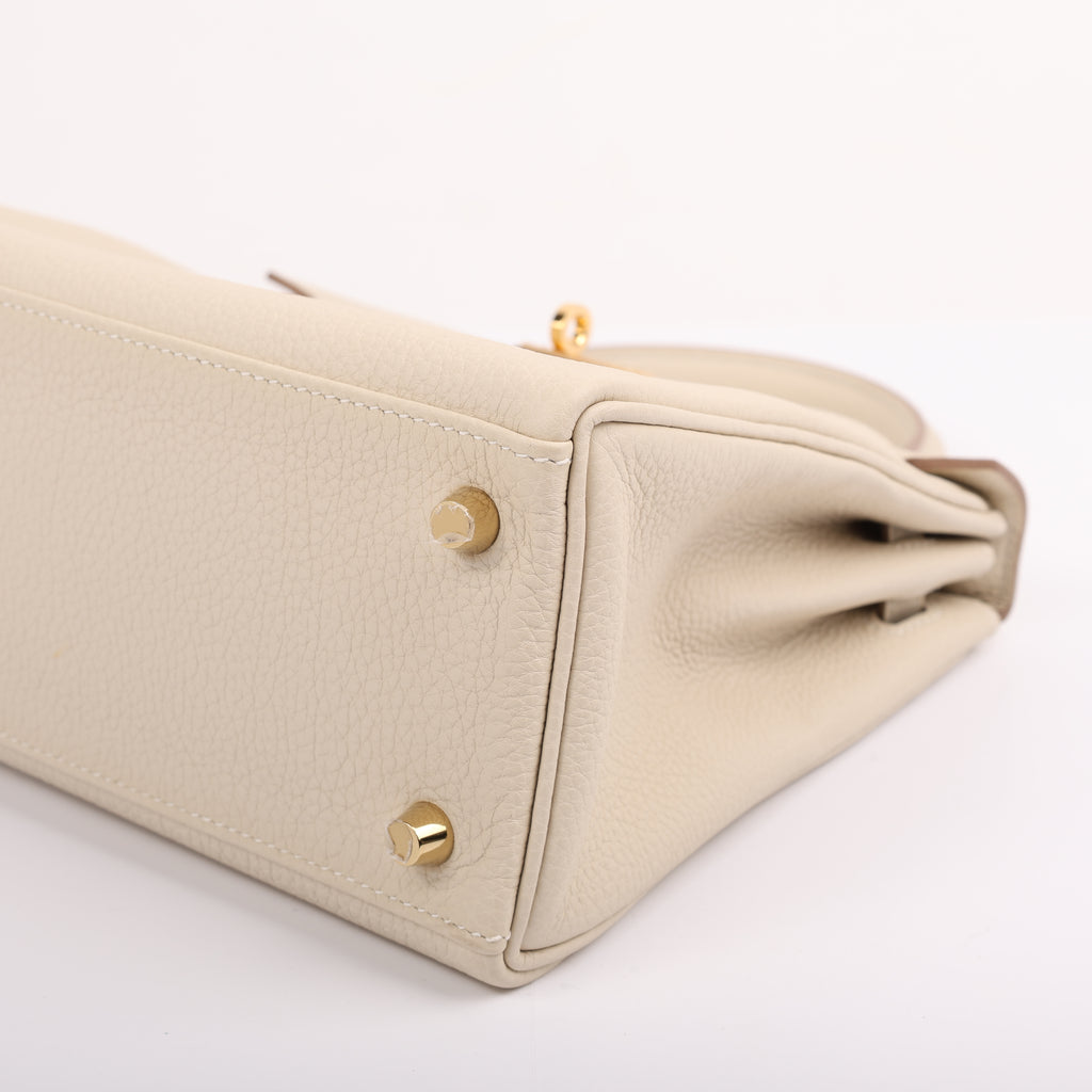 Hermes Craie Togo Retourne Kelly 25 (GHW | 2020)