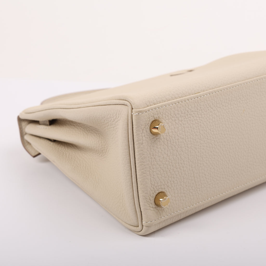 Hermes Craie Togo Retourne Kelly 25 (GHW | 2020)