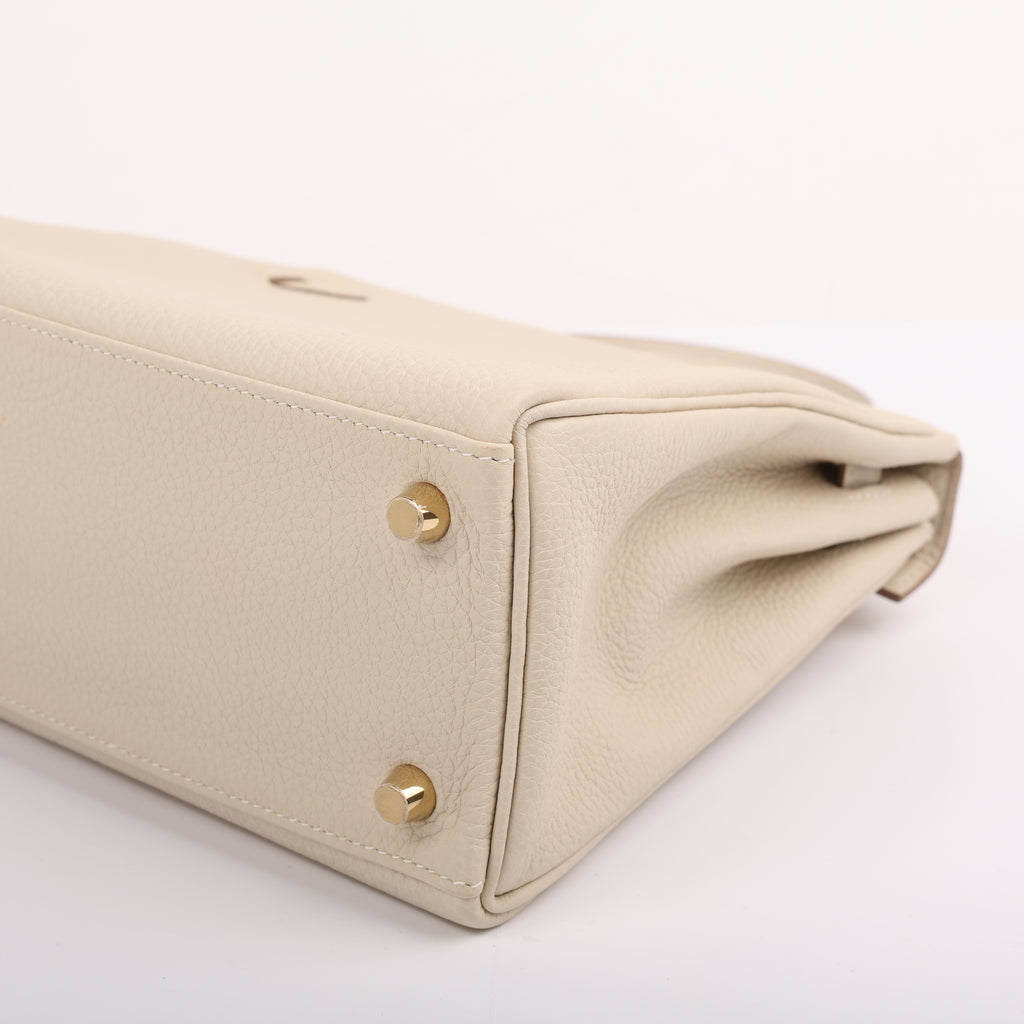 Hermes Craie Togo Retourne Kelly 25 (GHW | 2020)