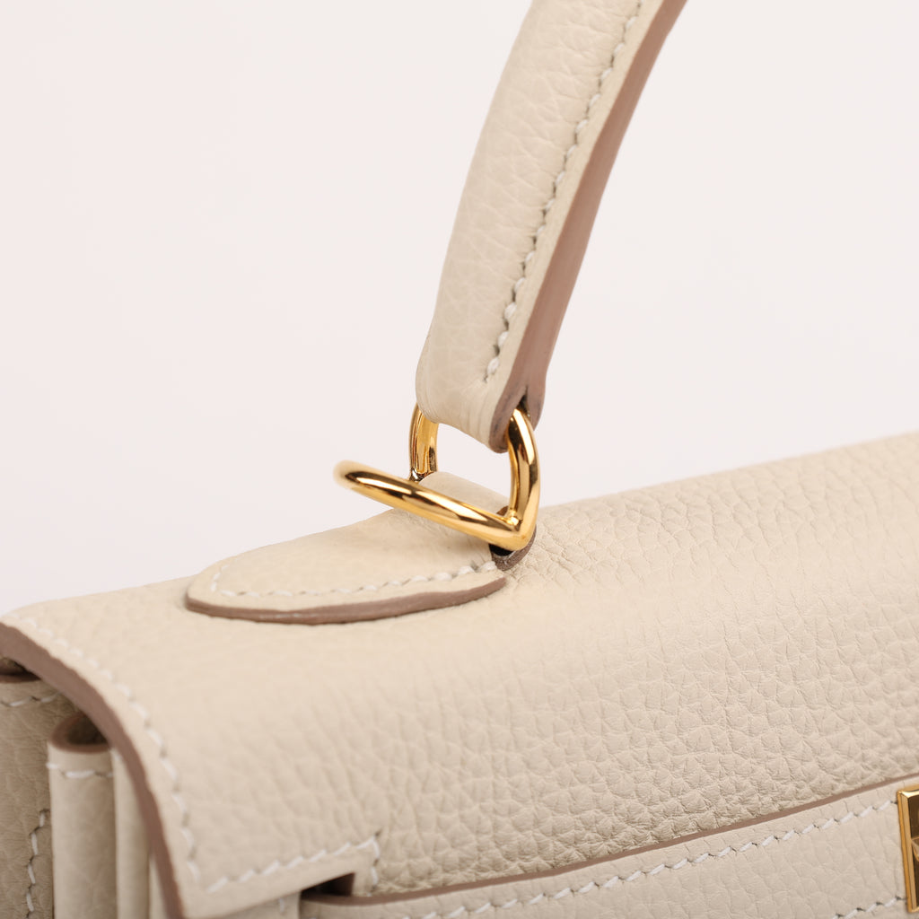 Hermes Craie Togo Retourne Kelly 25 (GHW | 2020)