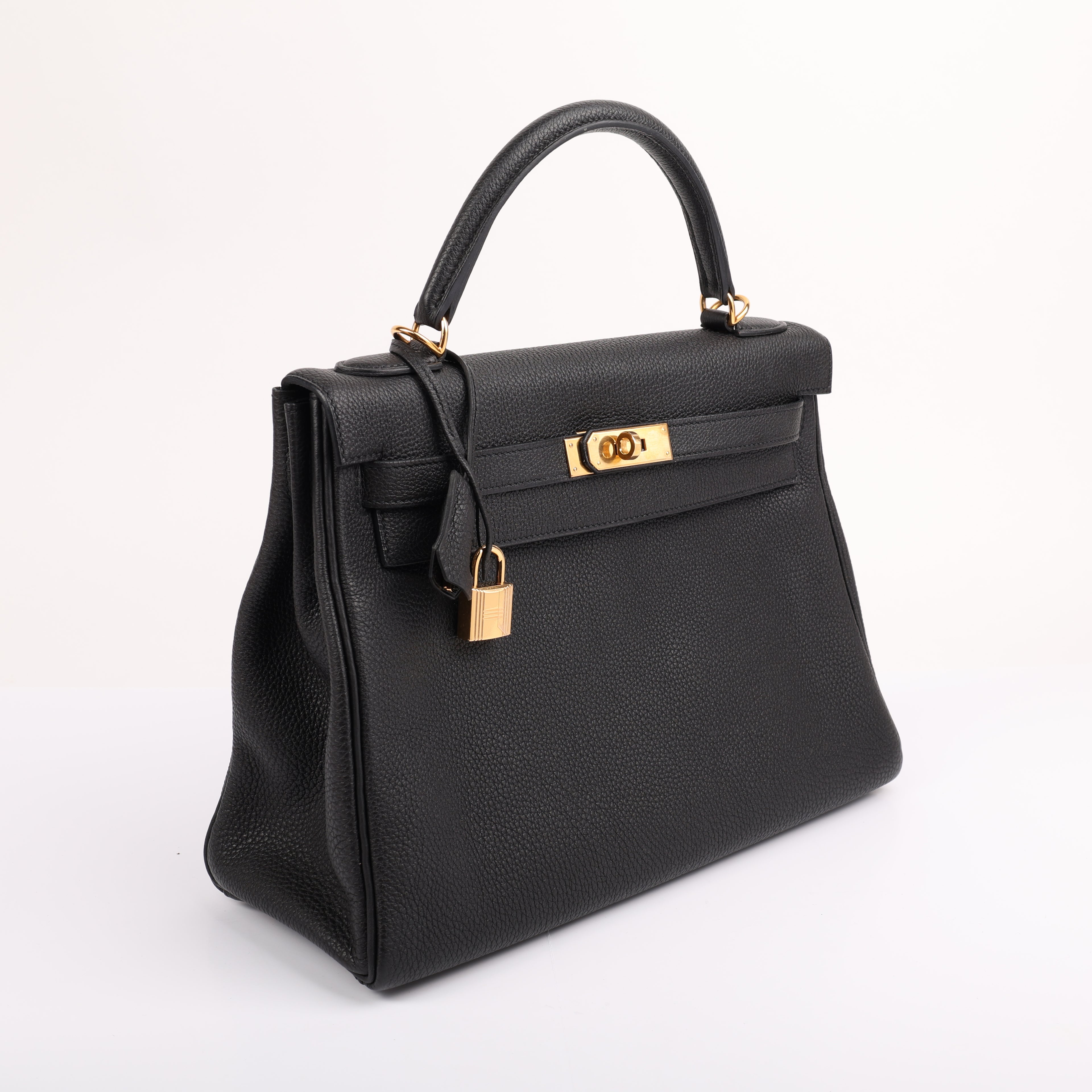 Hermes Black Togo Retourne Kelly 32 (GHW | 2015)