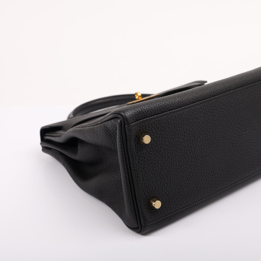 Hermes Black Togo Retourne Kelly 32 (GHW | 2015)