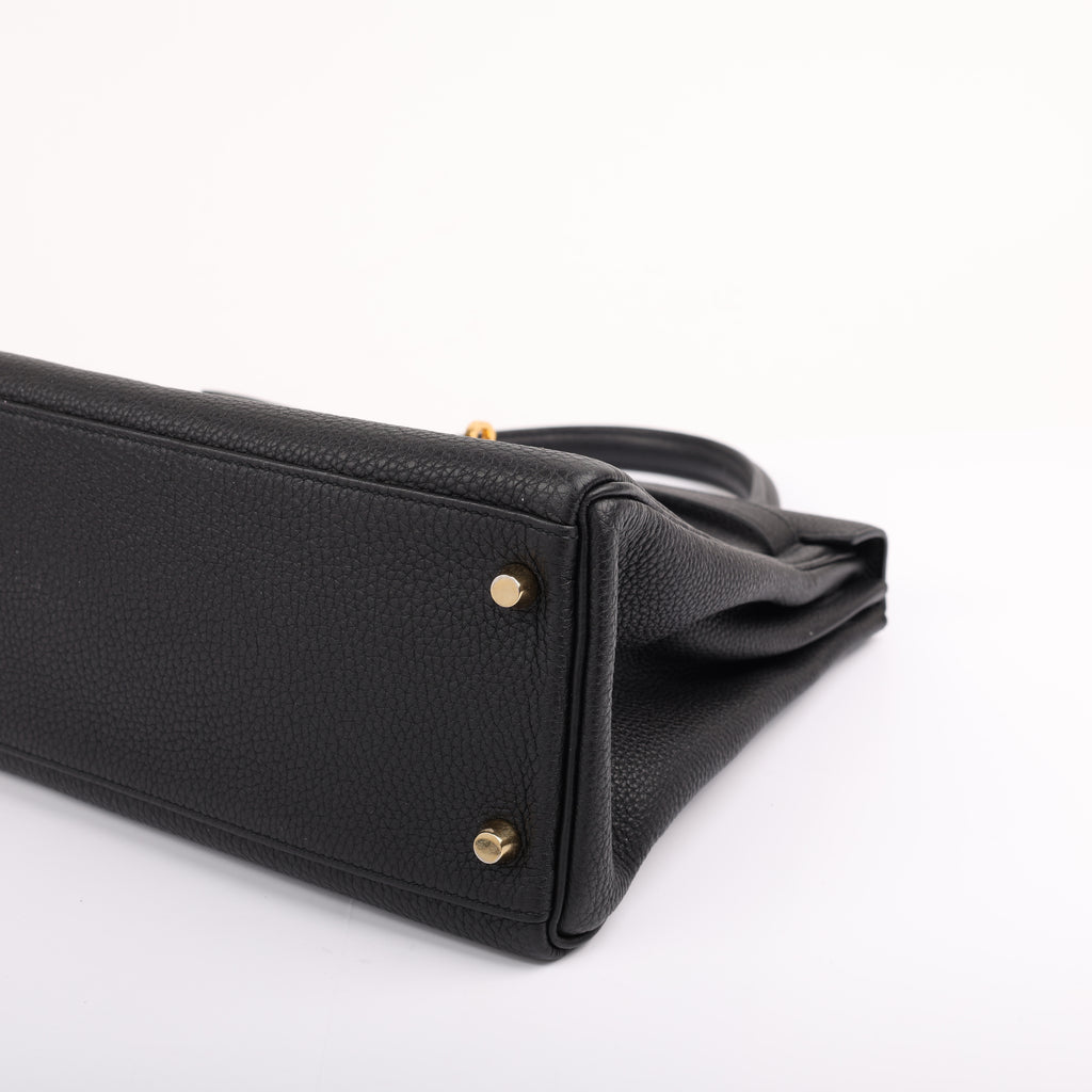 Hermes Black Togo Retourne Kelly 32 (GHW | 2015)