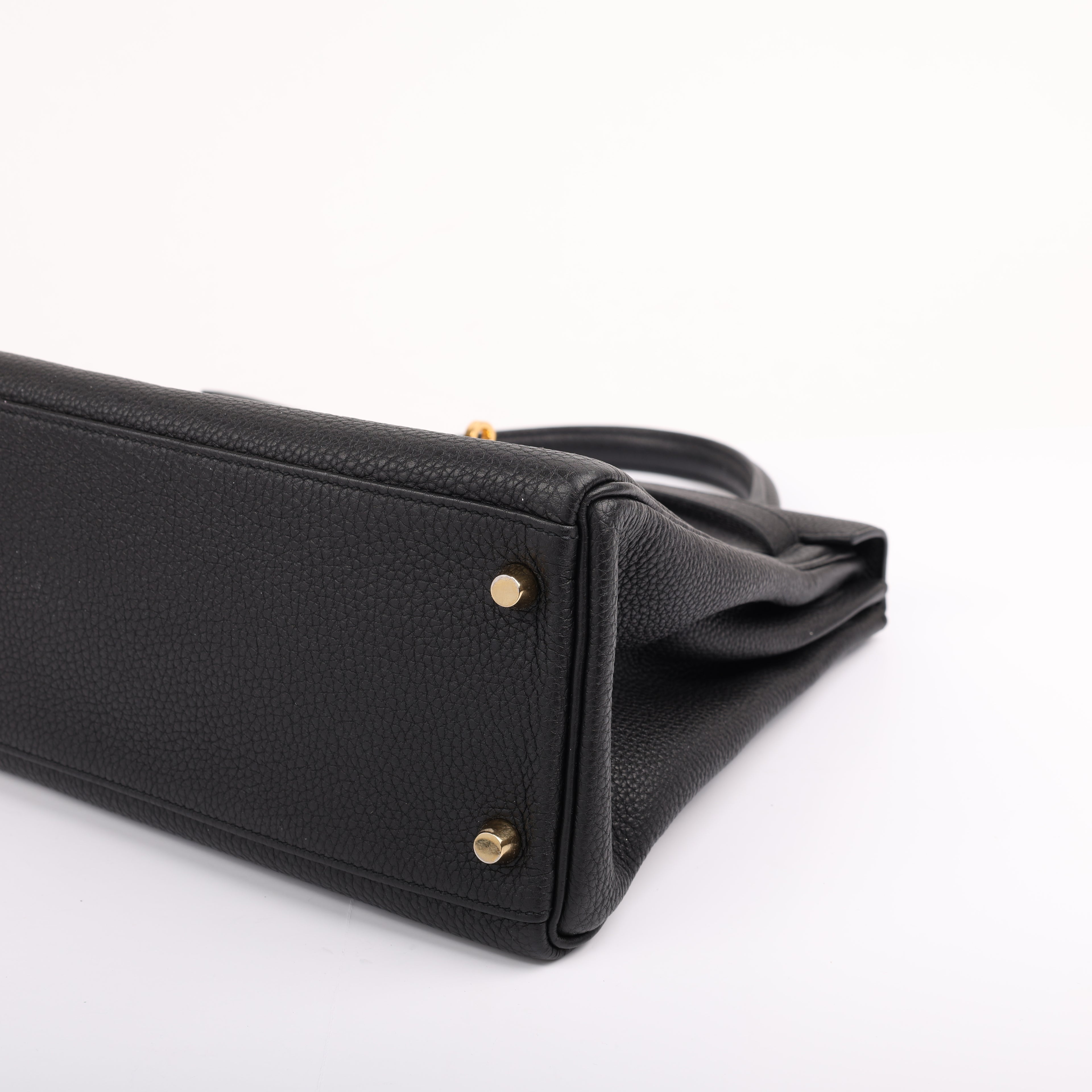 Hermes Black Togo Retourne Kelly 32 (GHW | 2015)