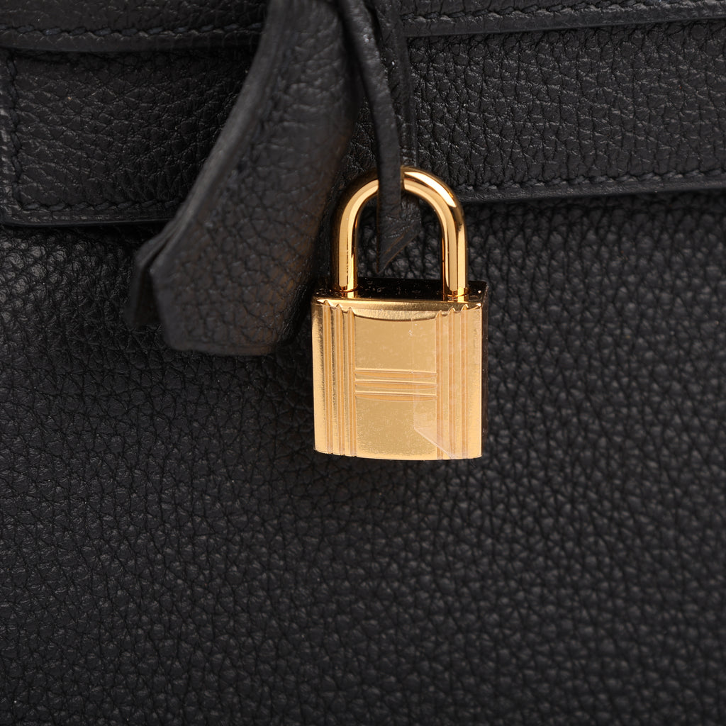 Hermes Black Togo Retourne Kelly 32 (GHW | 2015)