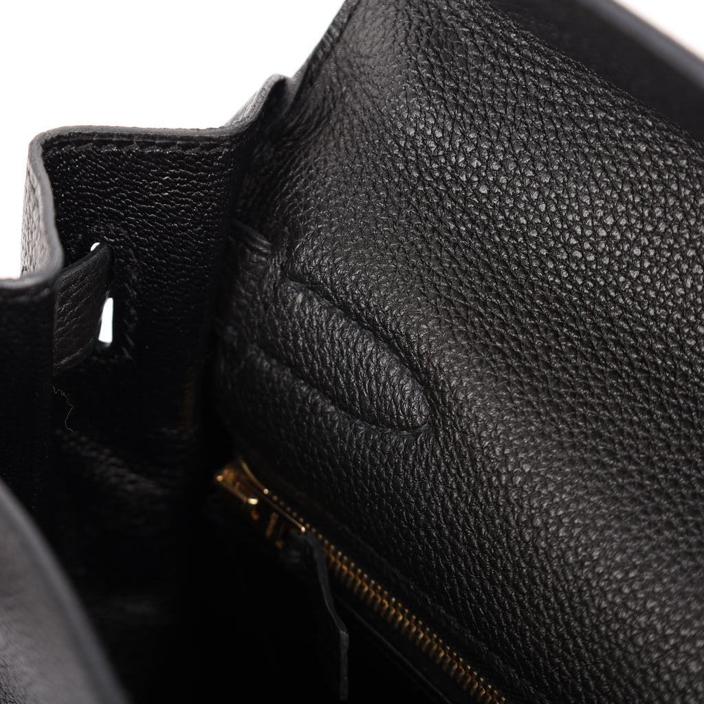 Hermes Black Togo Retourne Kelly 32 (GHW | 2015)