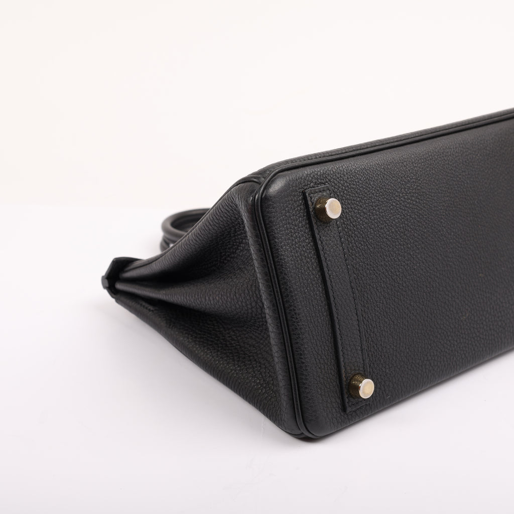 Hermes Black Togo Retourne Birkin 25 (GHW | 2014)