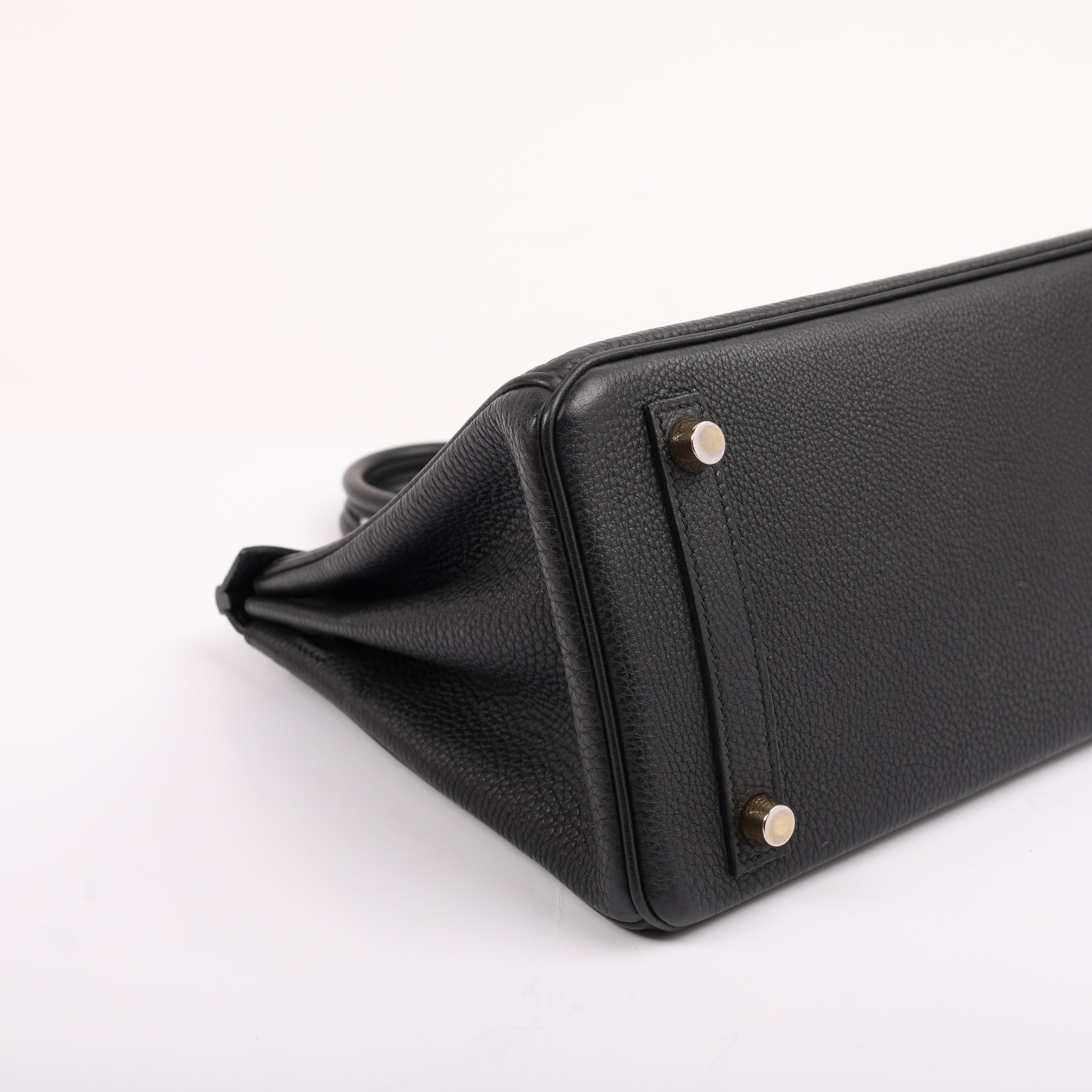 Hermes Black Togo Retourne Birkin 25 (GHW | 2014)