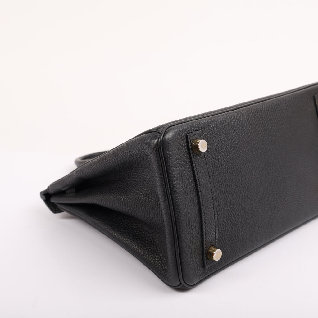 Hermes Black Togo Retourne Birkin 25 (GHW | 2014)