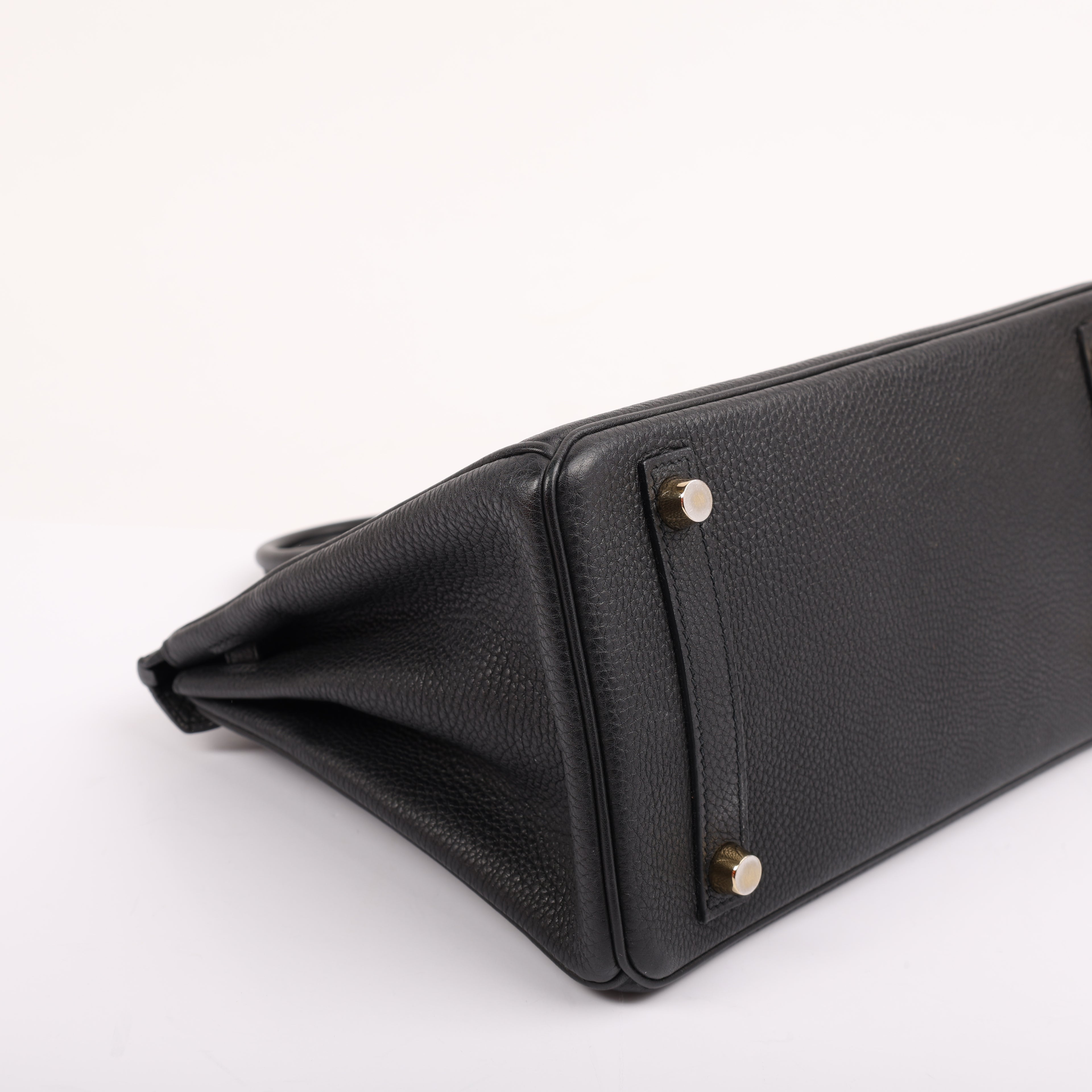 Hermes Black Togo Retourne Birkin 25 (GHW | 2014)