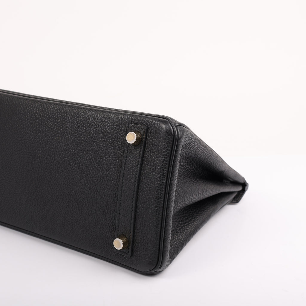 Hermes Black Togo Retourne Birkin 25 (GHW | 2014)