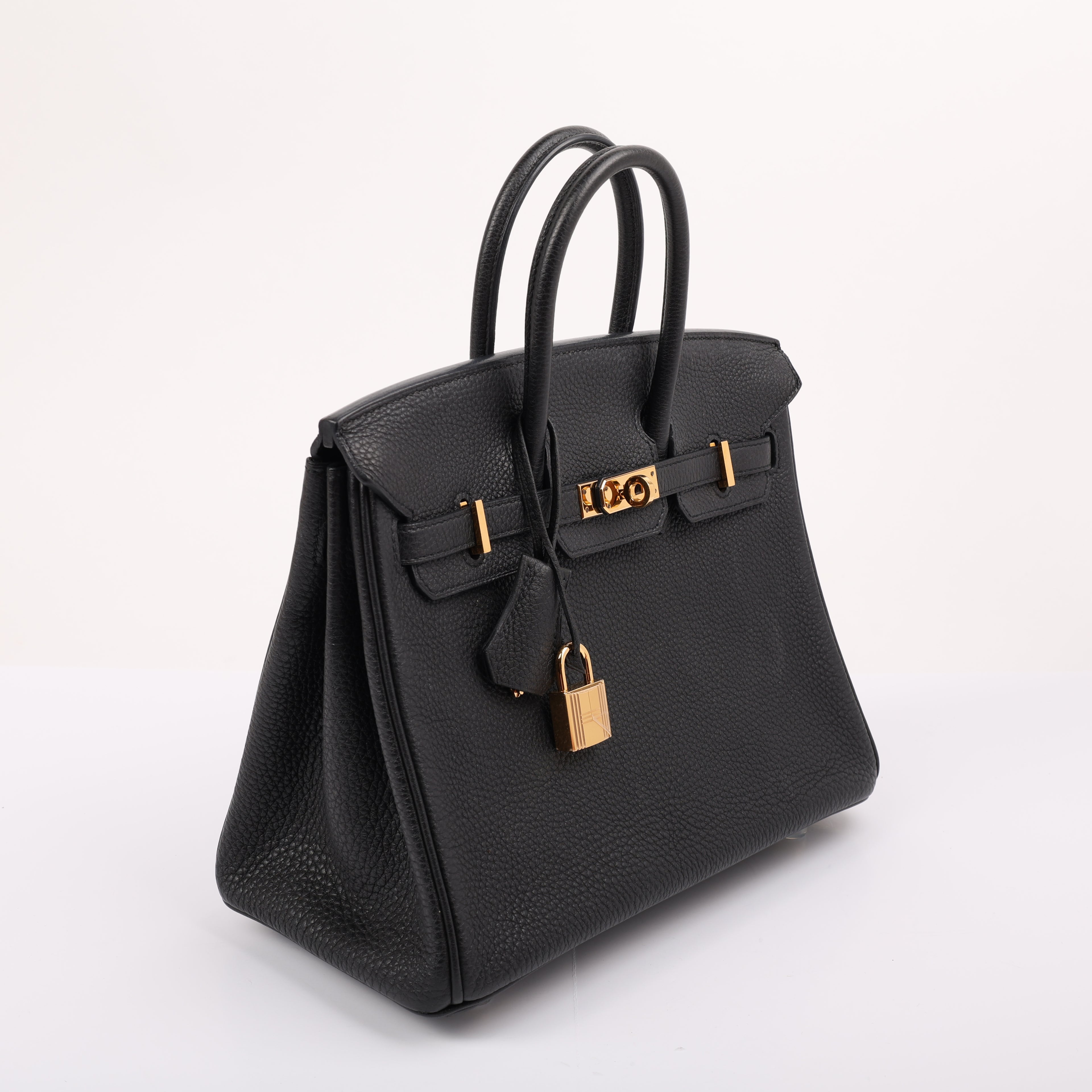 Hermes Black Togo Retourne Birkin 25 (GHW | 2014)