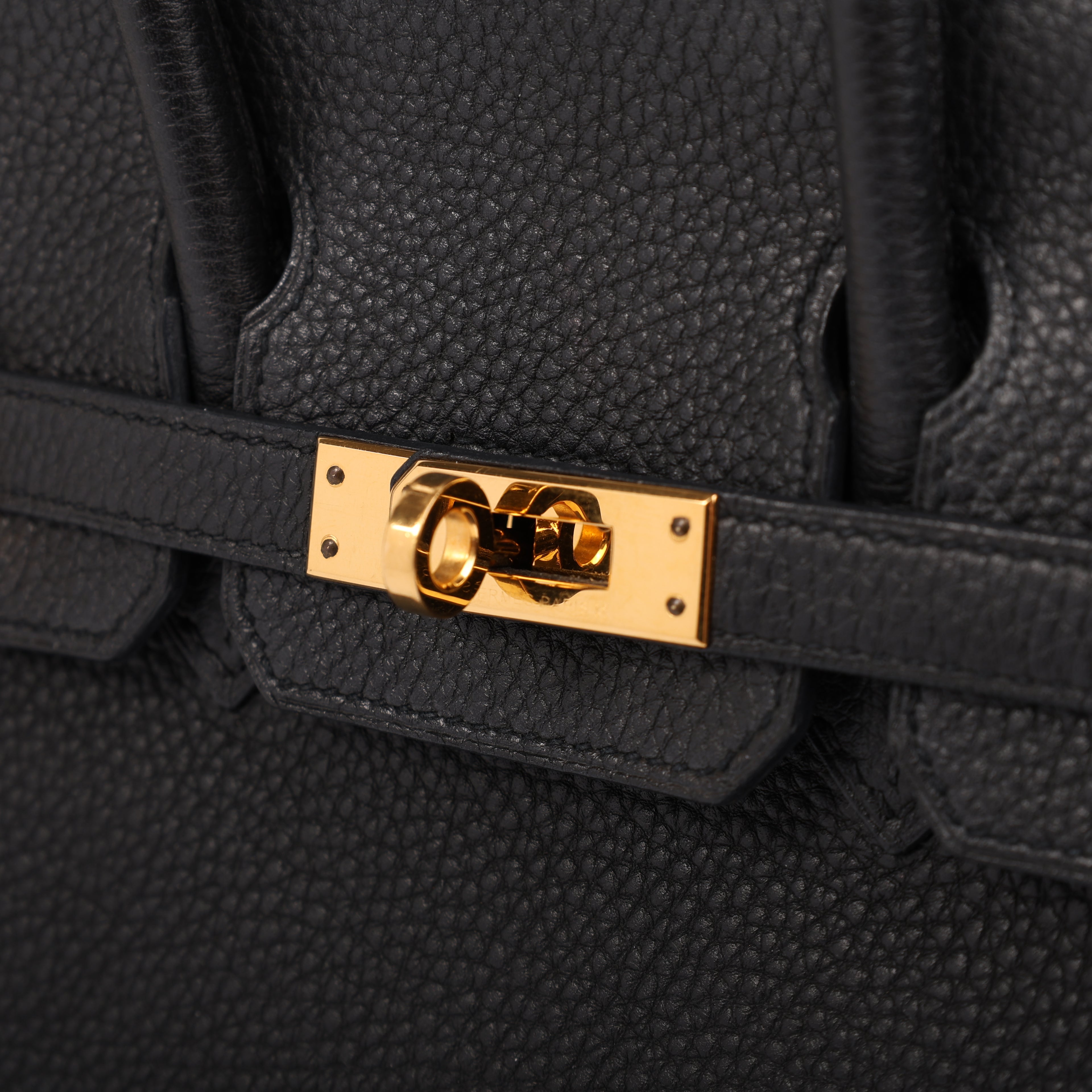 Hermes Black Togo Retourne Birkin 25 (GHW | 2014)