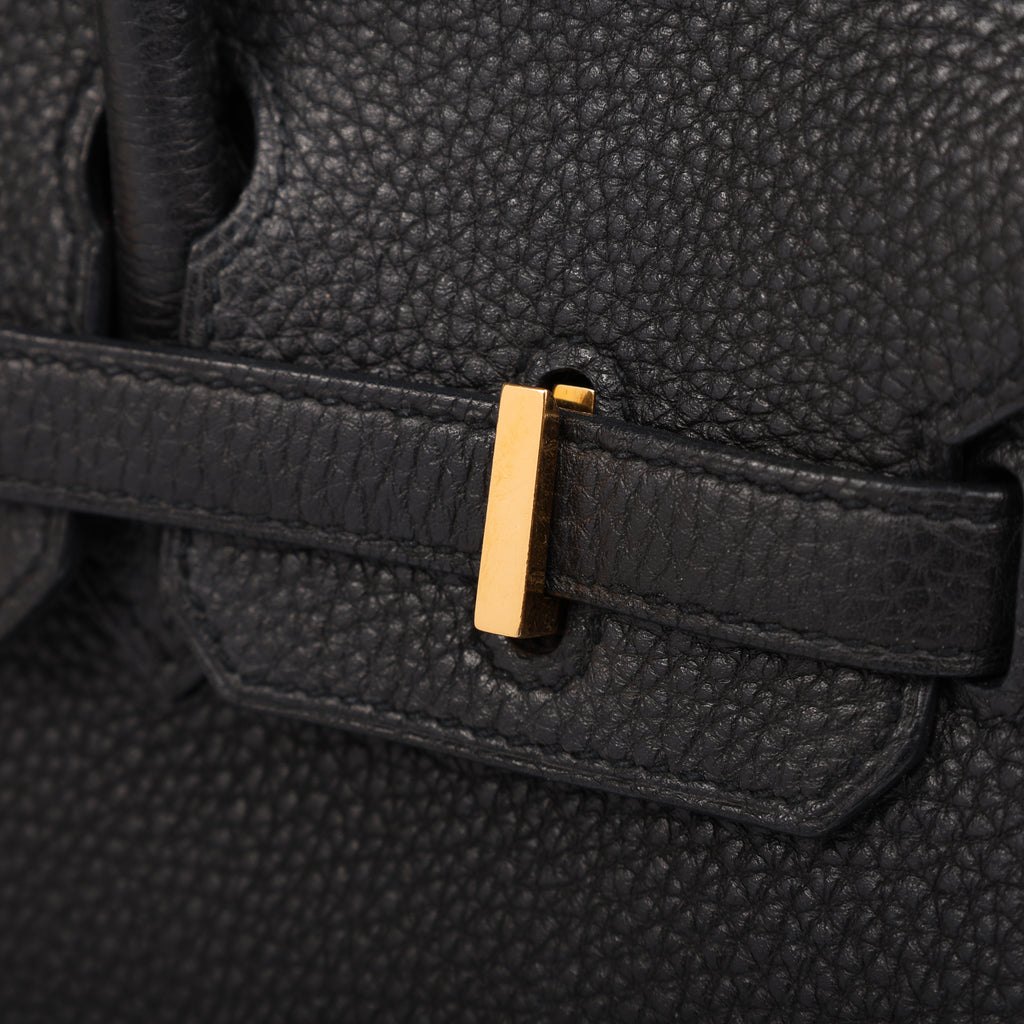 Hermes Black Togo Retourne Birkin 25 (GHW | 2014)