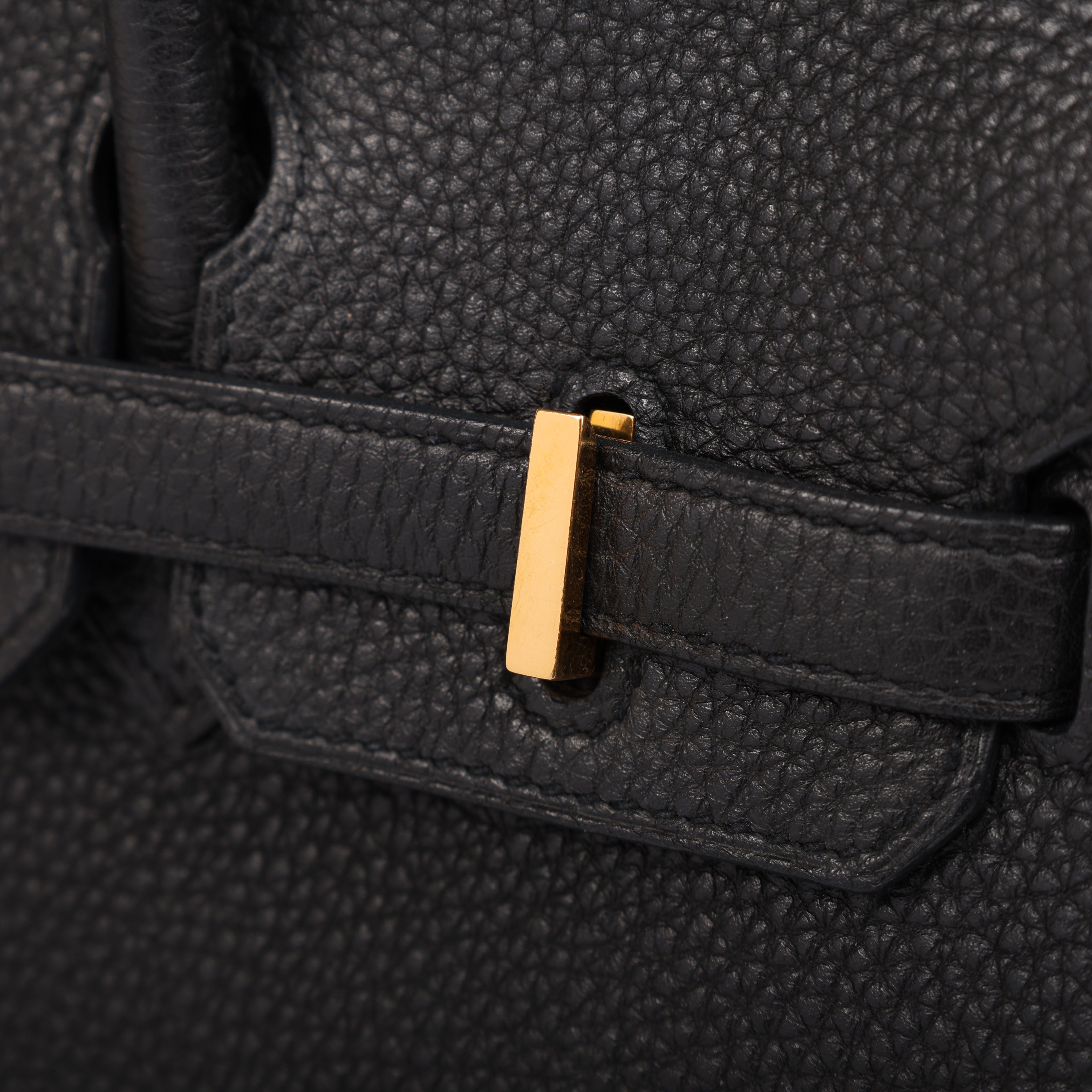 Hermes Black Togo Retourne Birkin 25 (GHW | 2014)