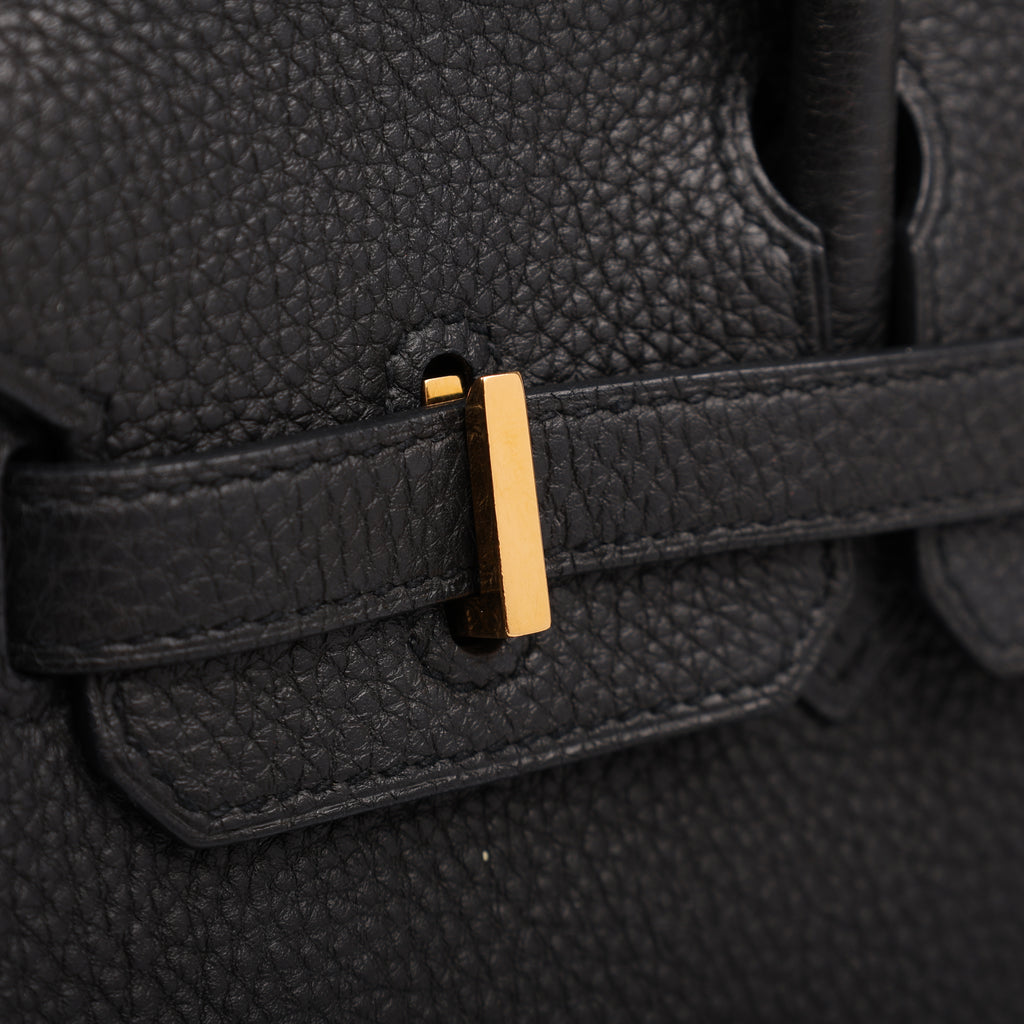 Hermes Black Togo Retourne Birkin 25 (GHW | 2014)