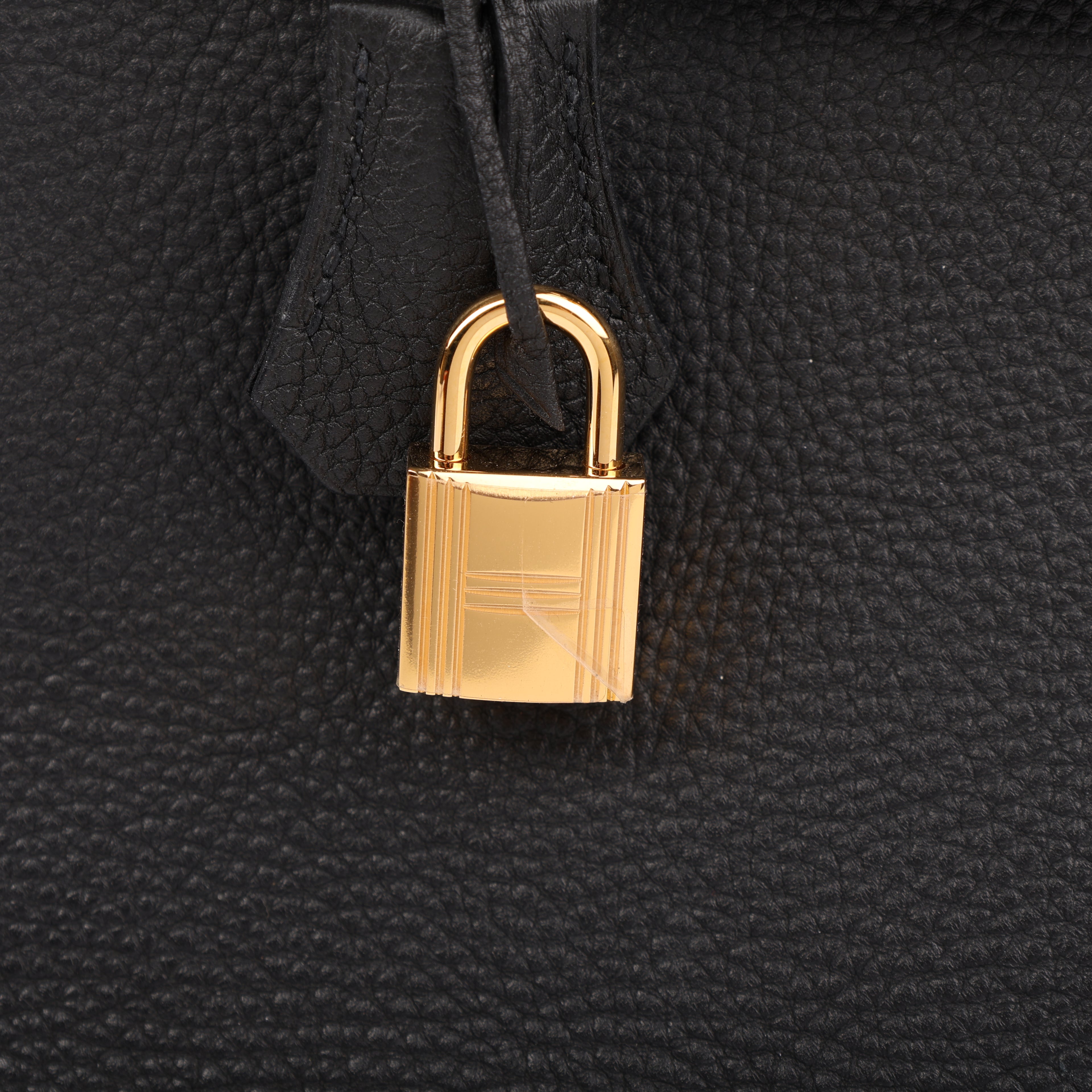 Hermes Black Togo Retourne Birkin 25 (GHW | 2014)