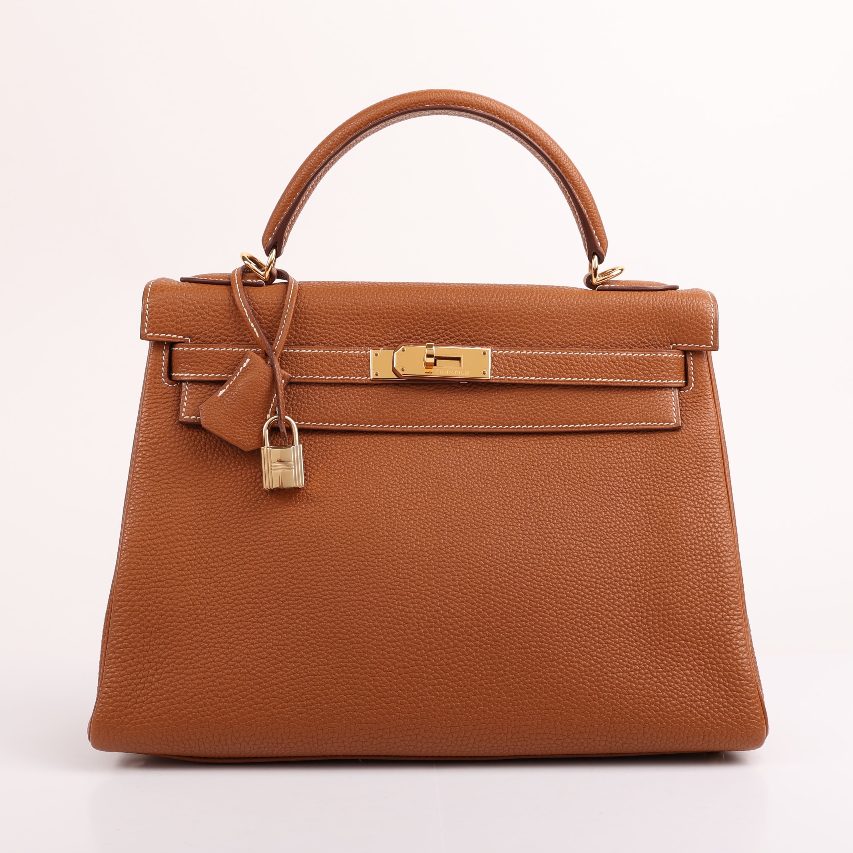 Hermes Gold Togo Retourne Kelly 32 (GHW | 2003)