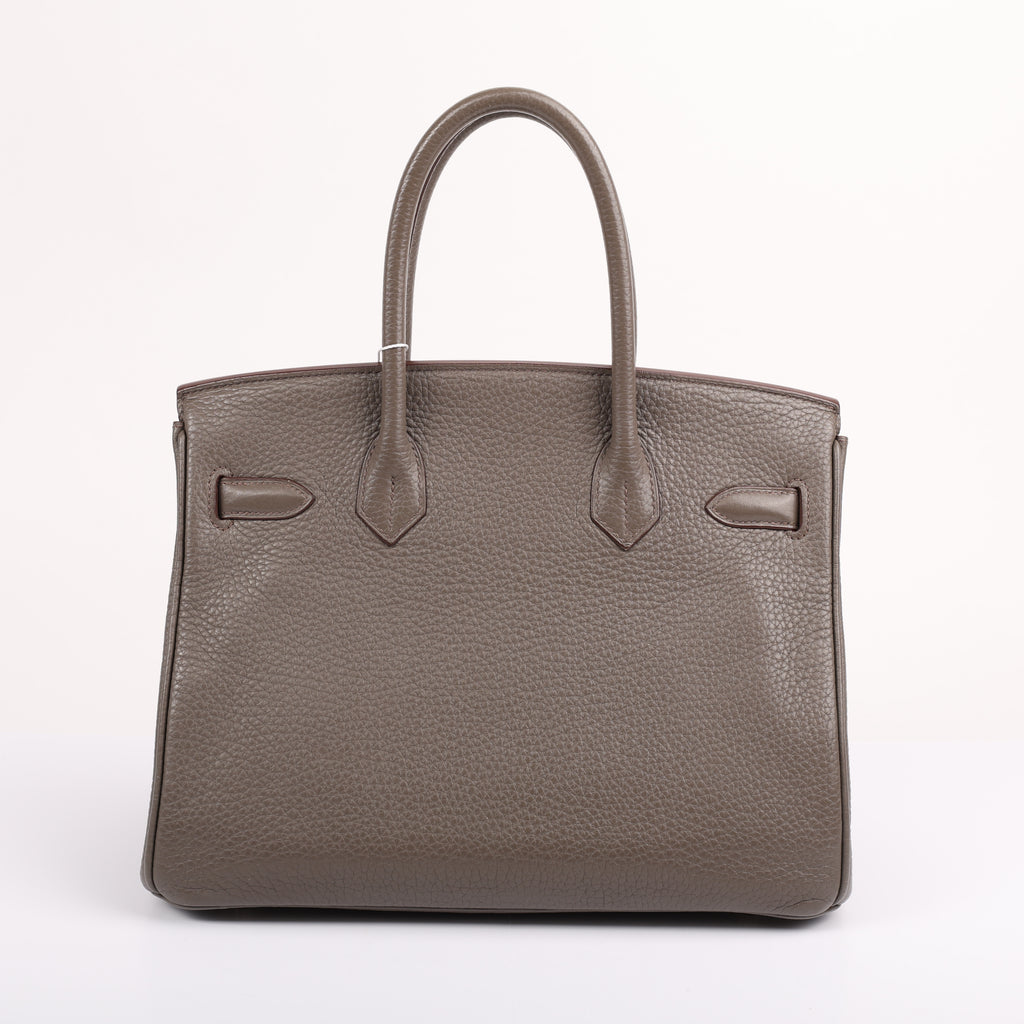 Hermès Etain Togo Retourne Birkin 30 (PHW | 2012)
