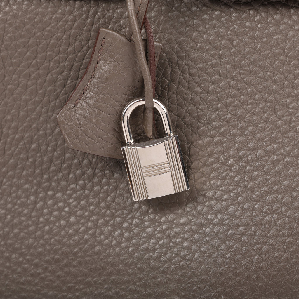 Hermès Etain Togo Retourne Birkin 30 (PHW | 2012)