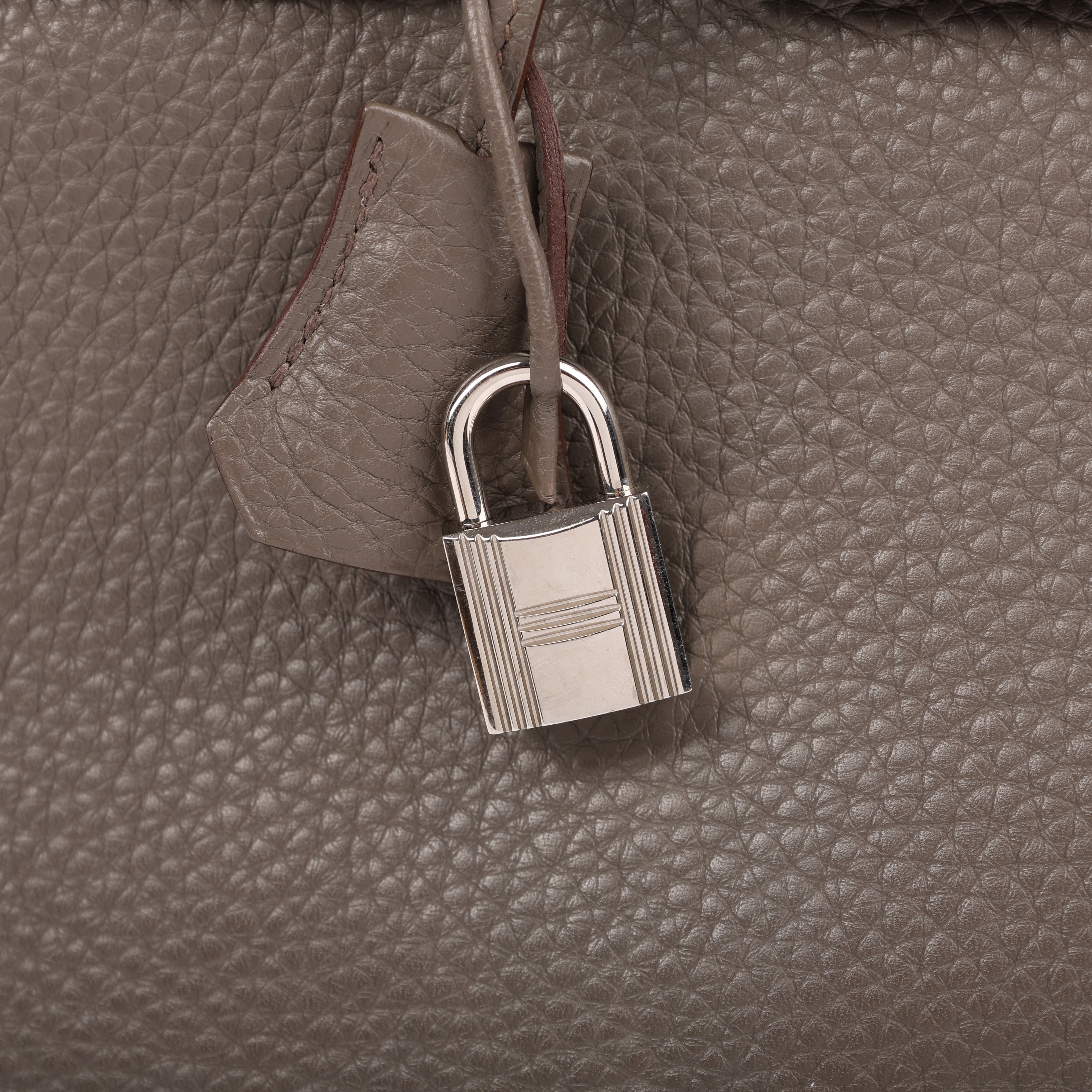 Hermès Etain Togo Retourne Birkin 30 (PHW | 2012)