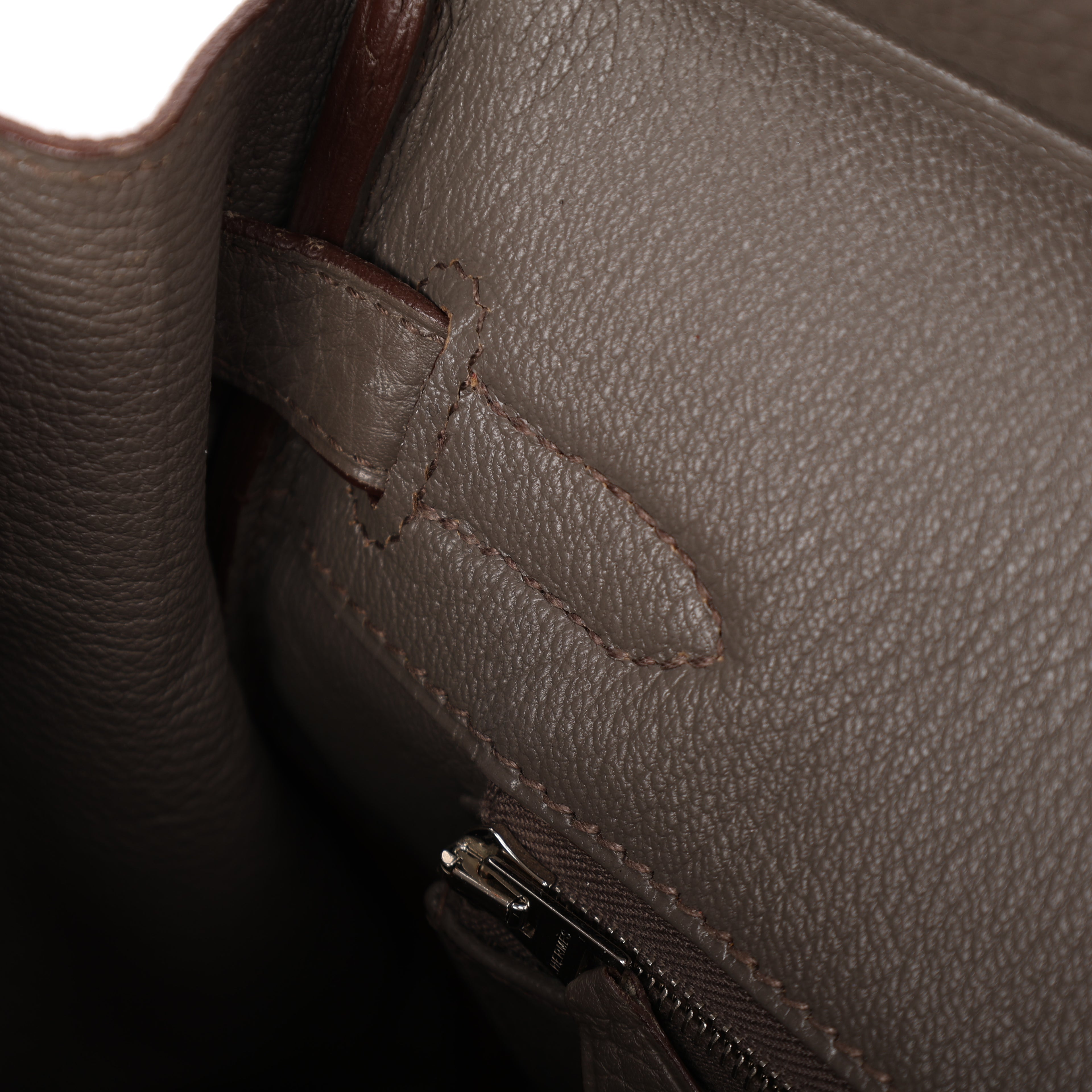 Hermès Etain Togo Retourne Birkin 30 (PHW | 2012)