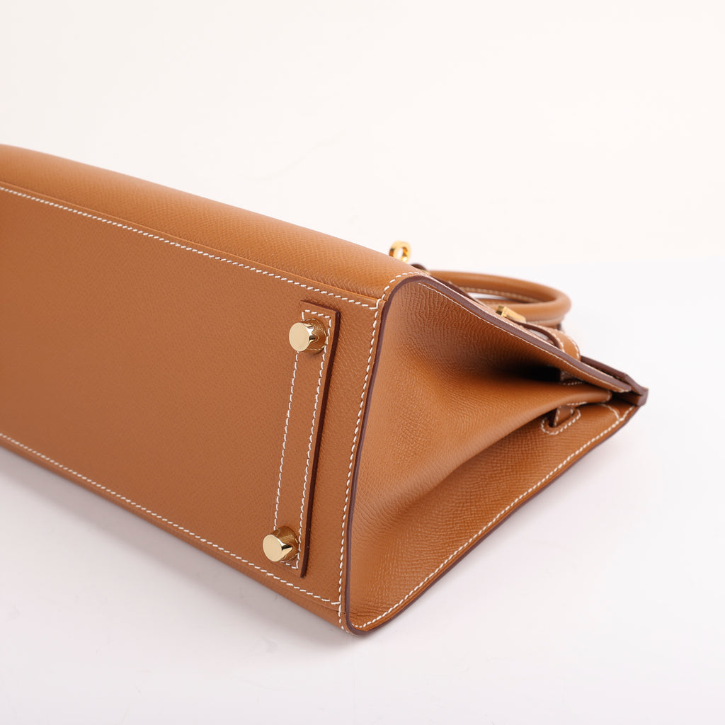 Hermes Gold Epsom Sellier Birkin 25 (GHW | 2020)
