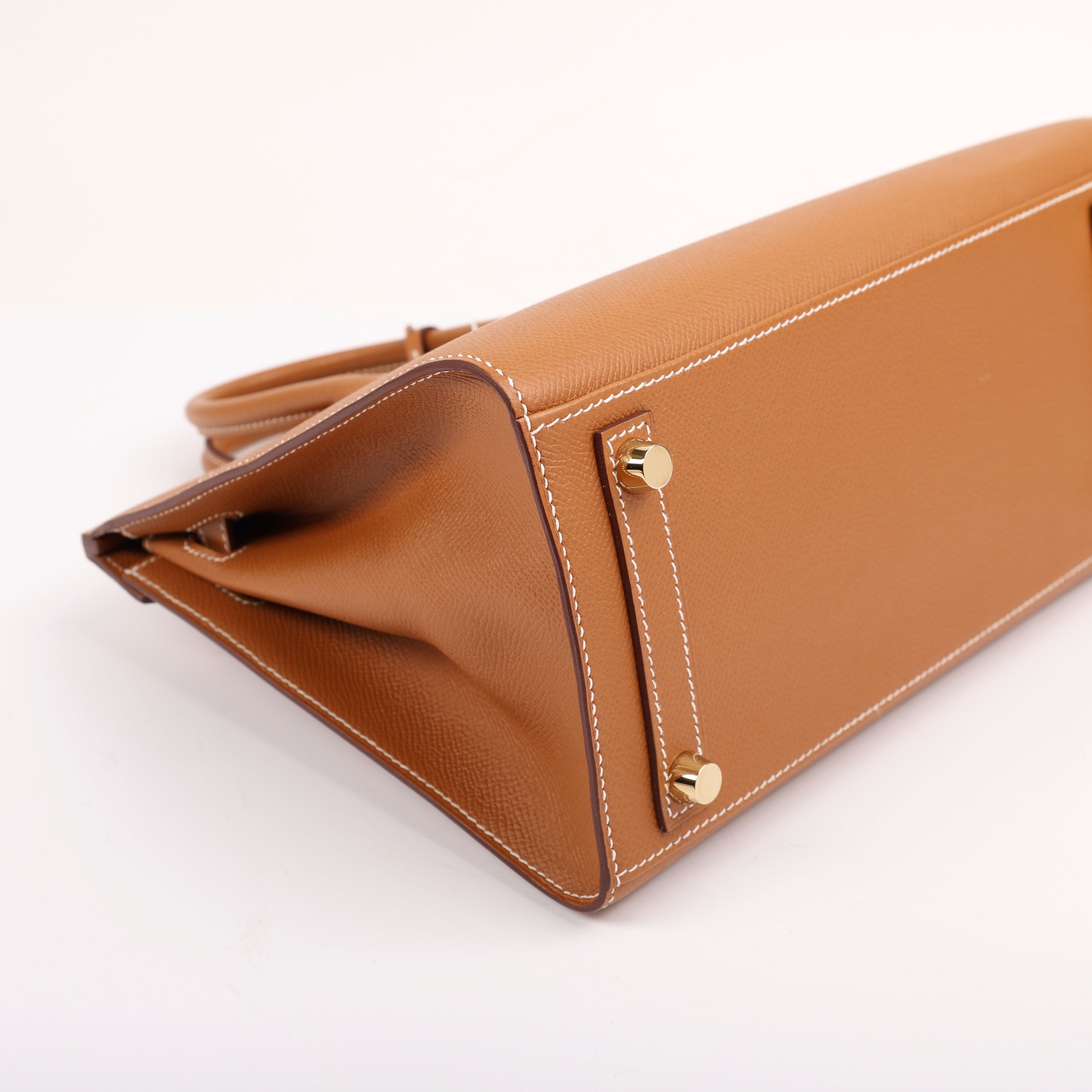 Hermes Gold Epsom Sellier Birkin 25 (GHW | 2020)