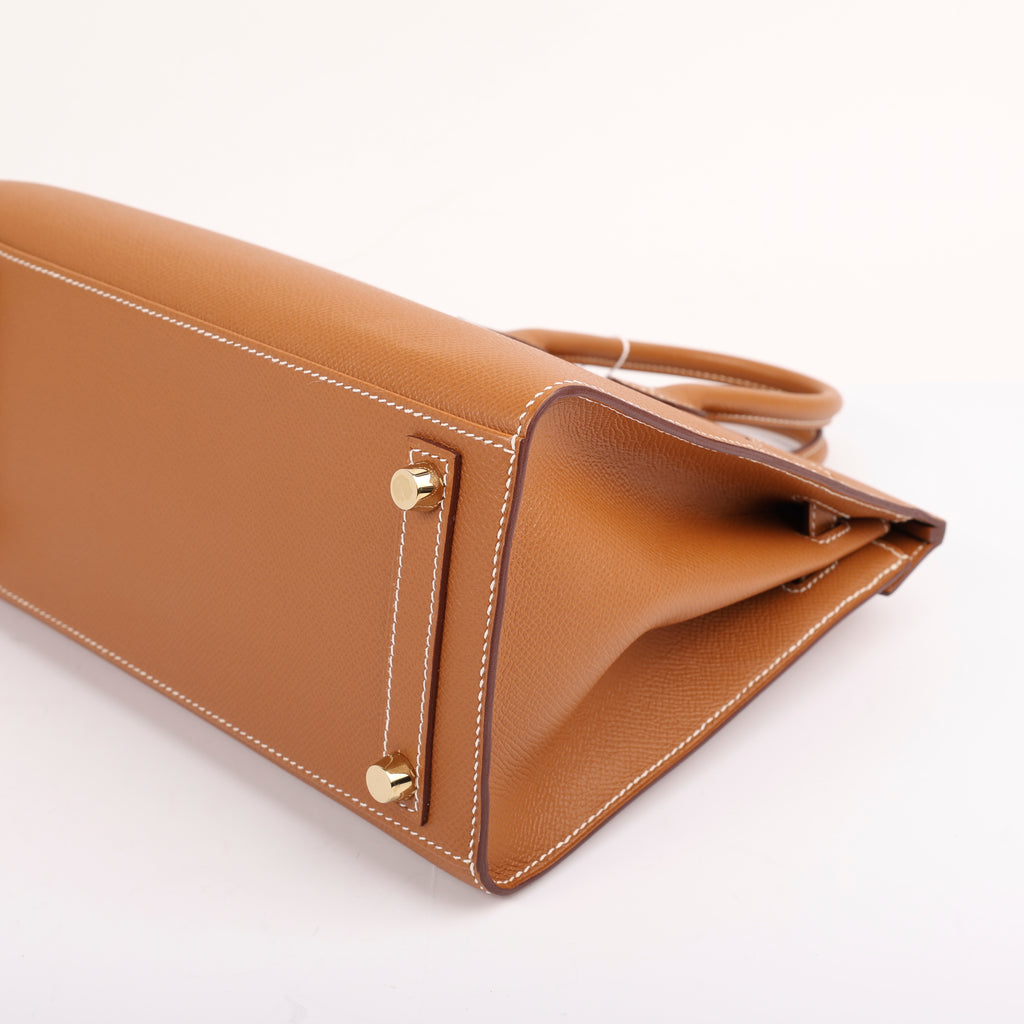 Hermes Gold Epsom Sellier Birkin 25 (GHW | 2020)