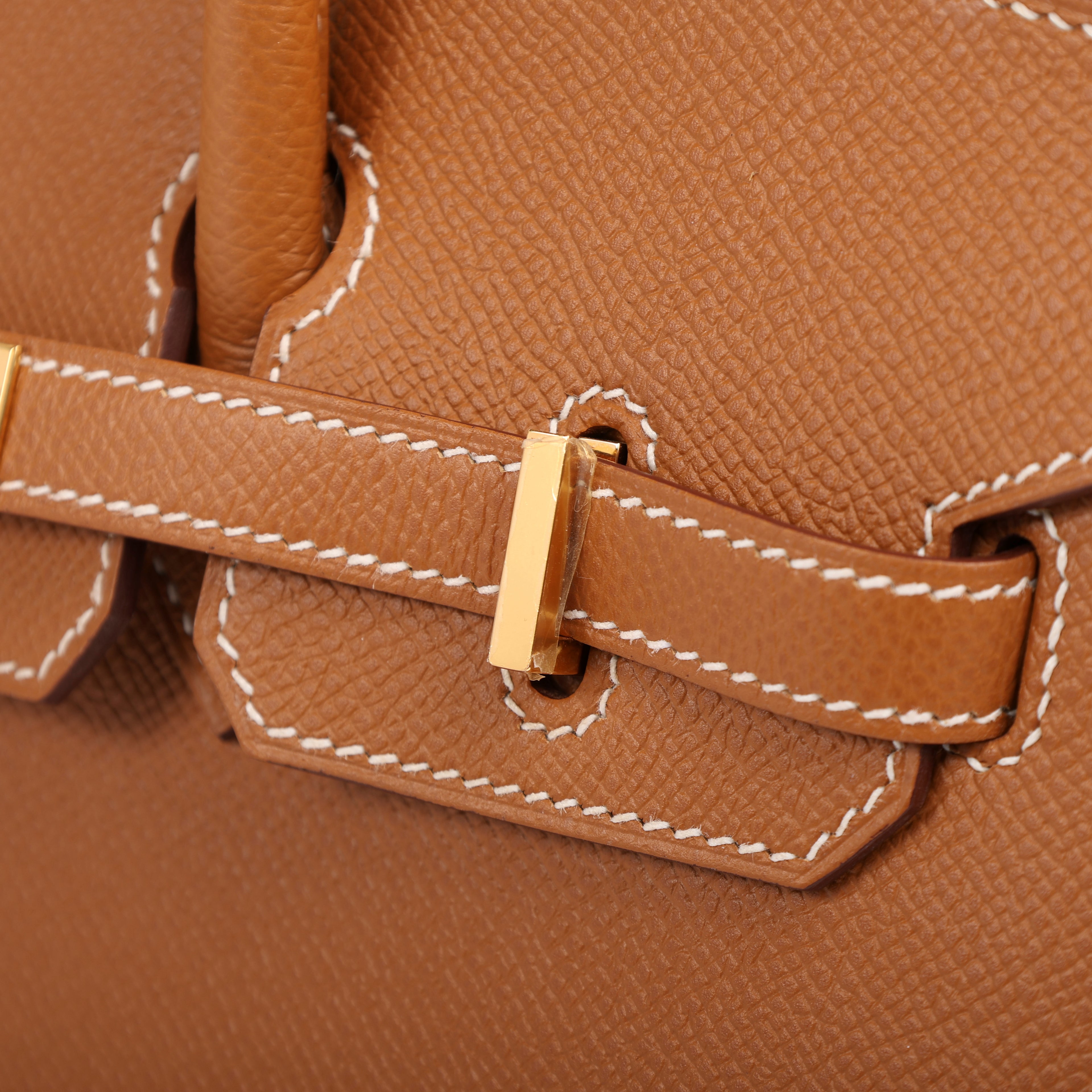 Hermes Gold Epsom Sellier Birkin 25 (GHW | 2020)
