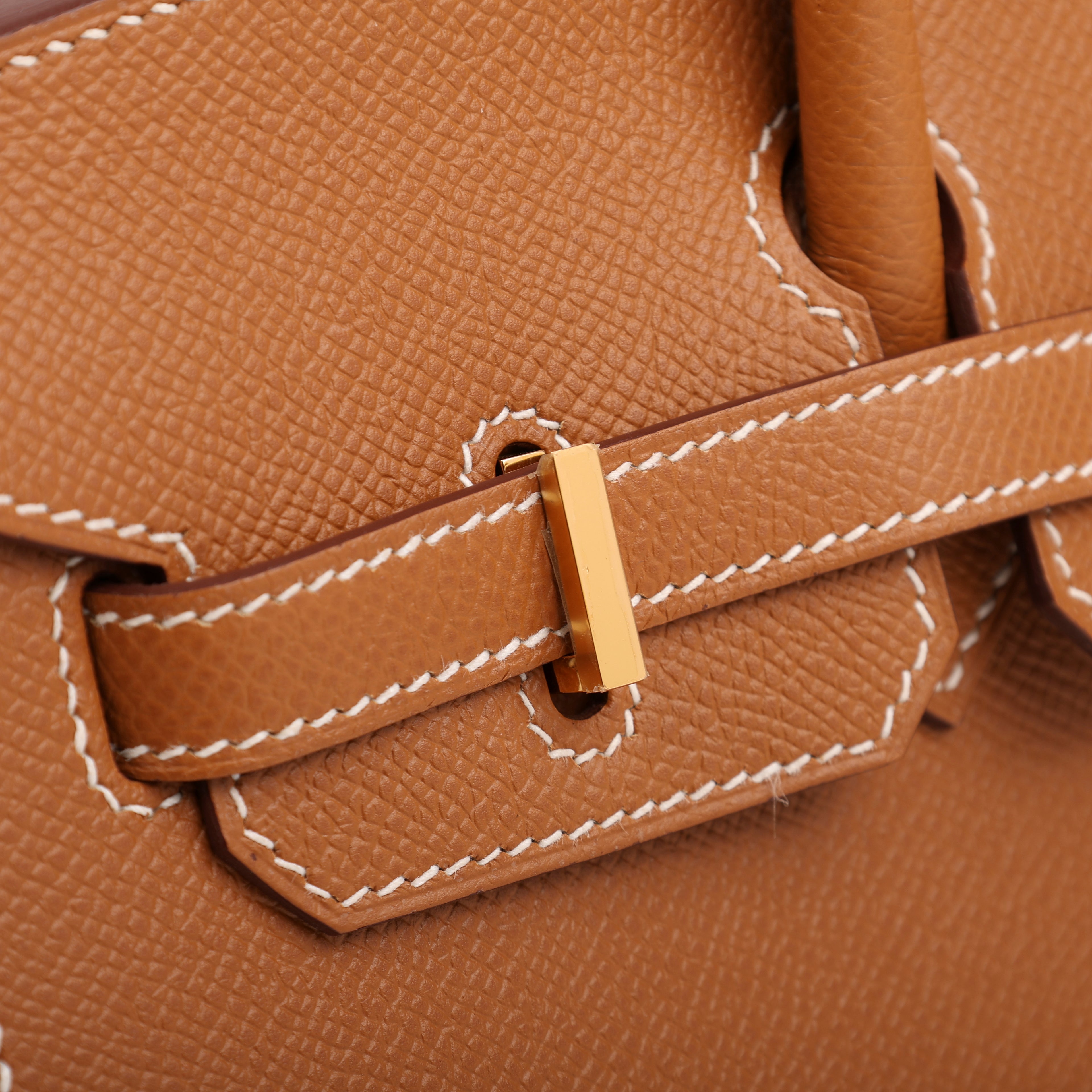 Hermes Gold Epsom Sellier Birkin 25 (GHW | 2020)