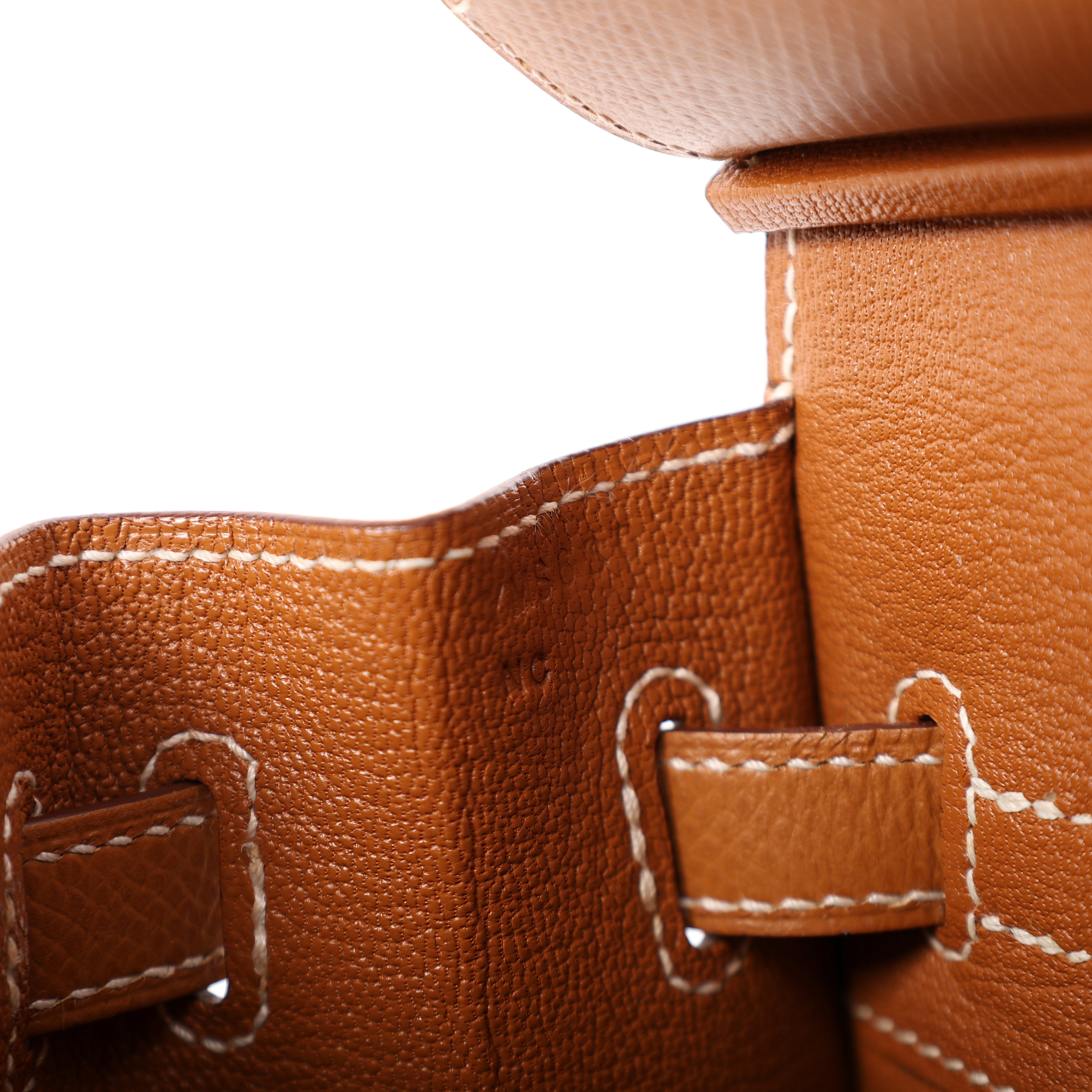 Hermes Gold Epsom Sellier Birkin 25 (GHW | 2020)