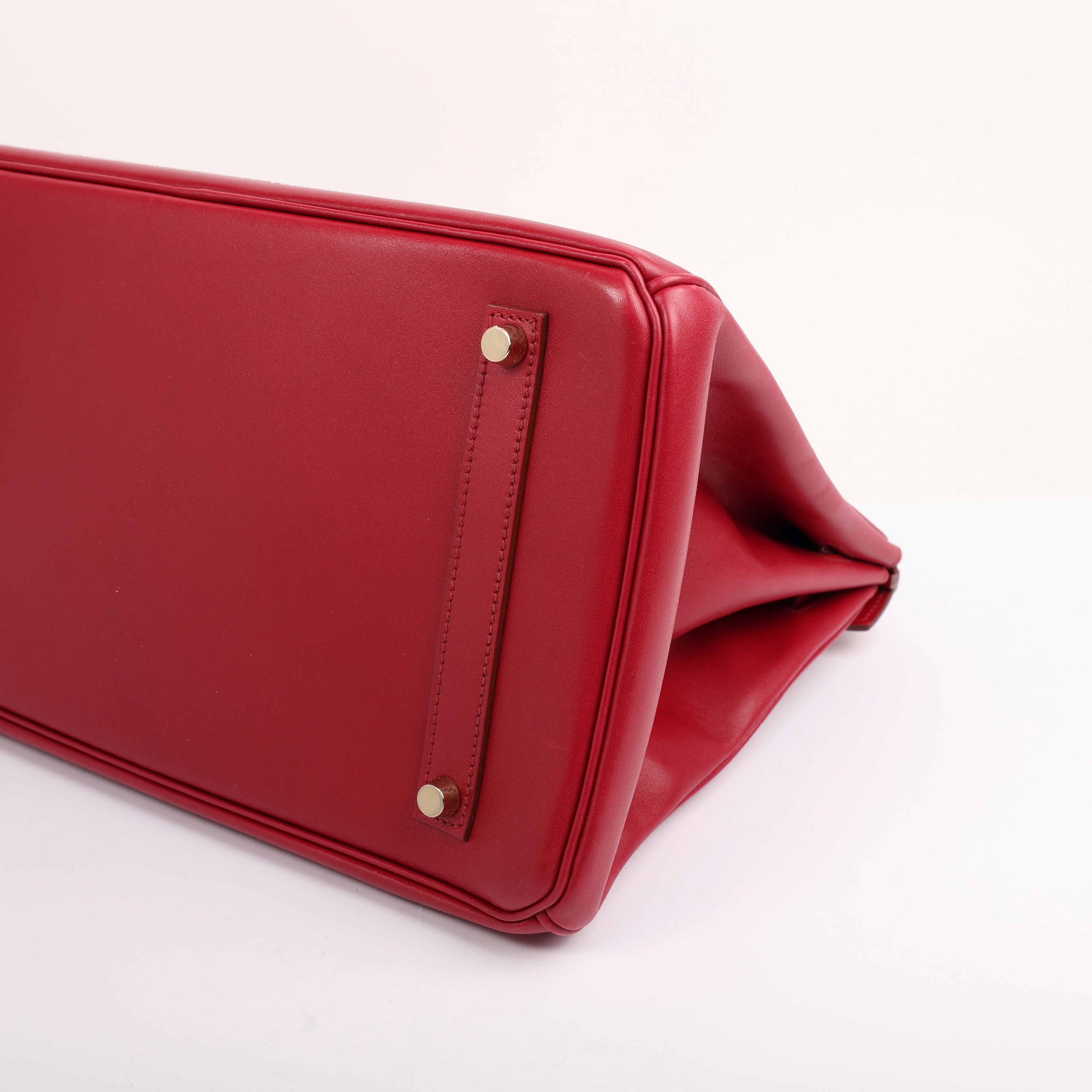 Hermes Rubis Swift Ghillies Retourne Birkin 35 (GHW | 2013)