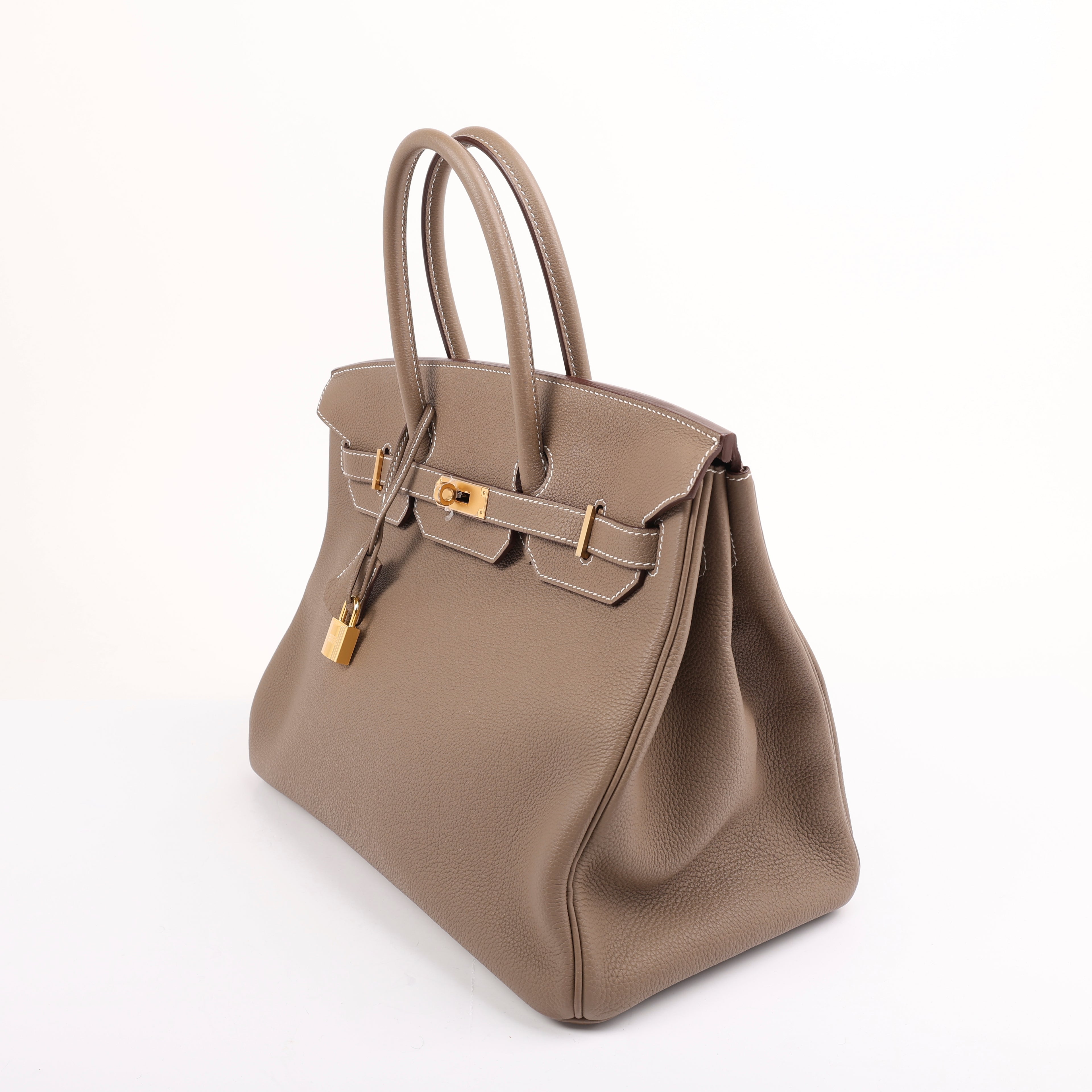 Hermes Étoupe Togo Retourne Birkin 35 (GHW | 2017)