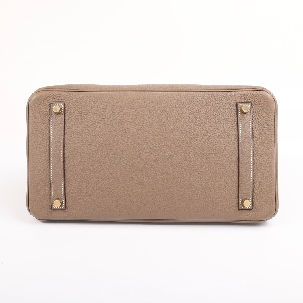 Hermes Étoupe Togo Retourne Birkin 35 (GHW | 2017)