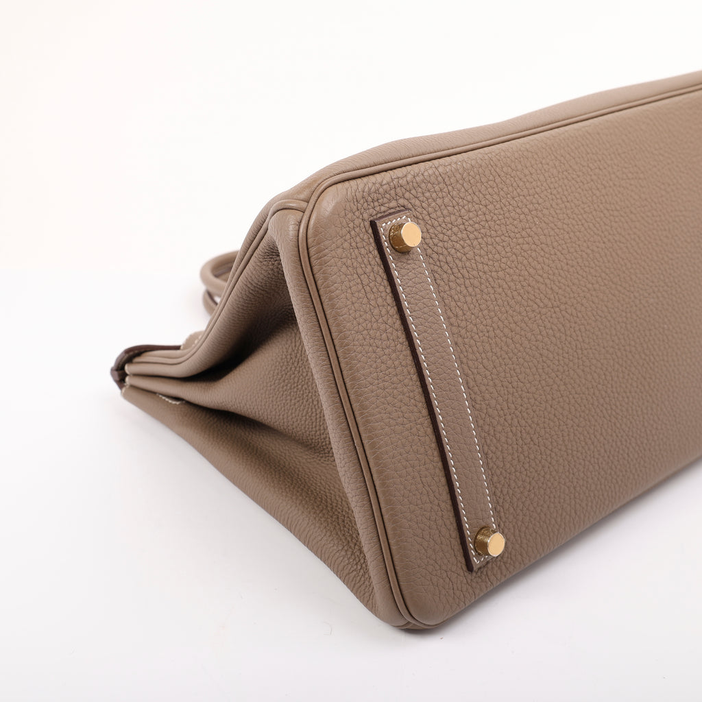 Hermes Étoupe Togo Retourne Birkin 35 (GHW | 2017)