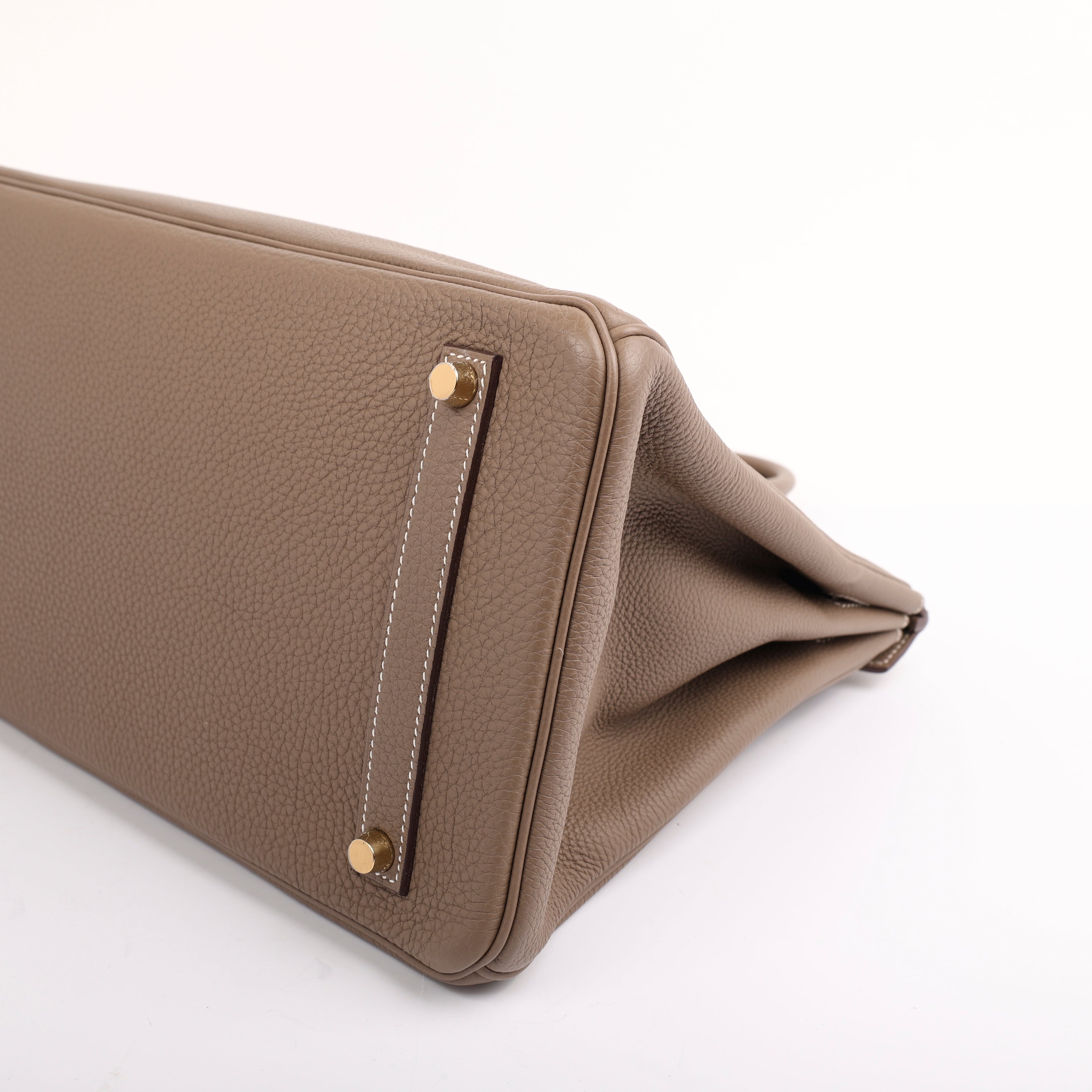 Hermes Étoupe Togo Retourne Birkin 35 (GHW | 2017)