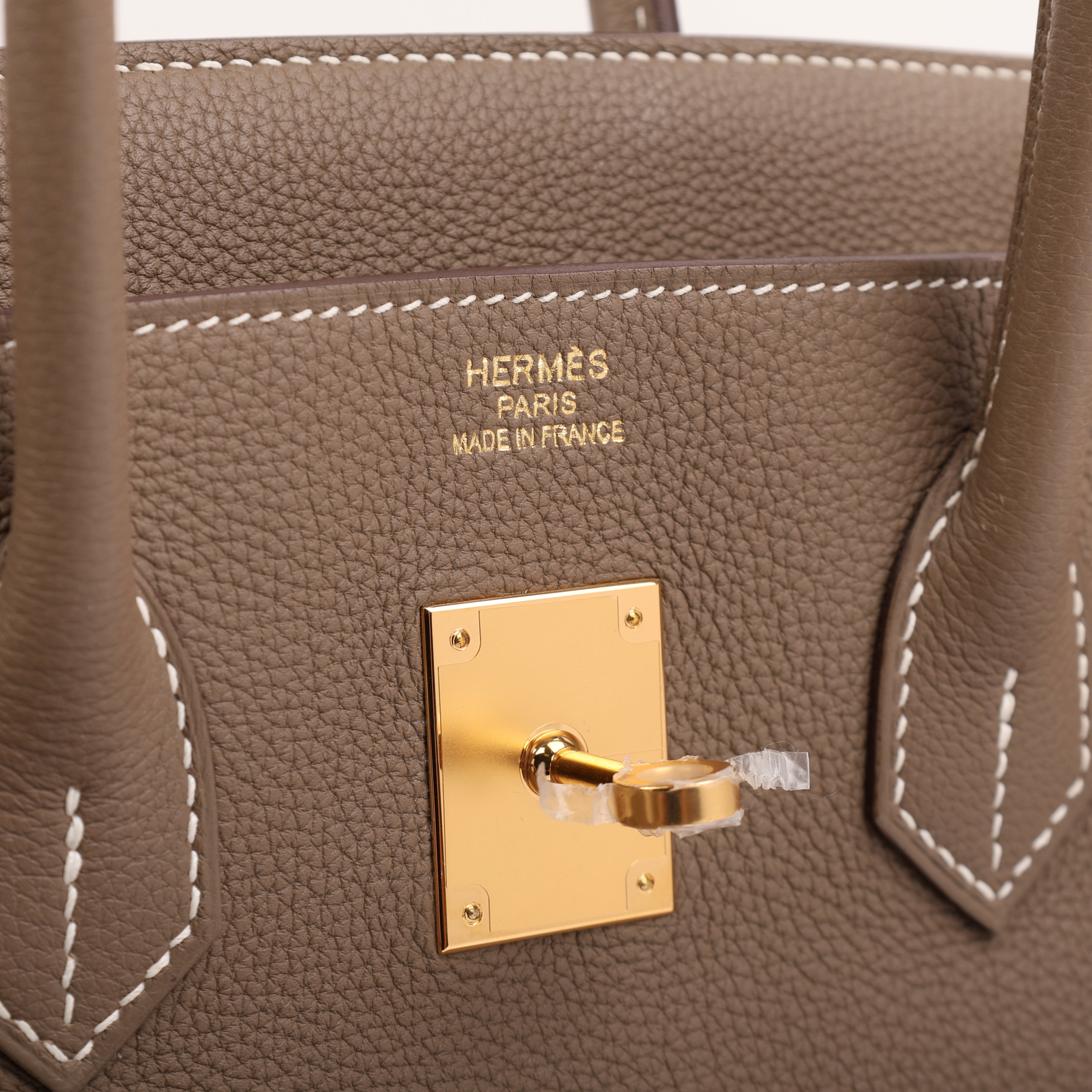 Hermes Étoupe Togo Retourne Birkin 35 (GHW | 2017)