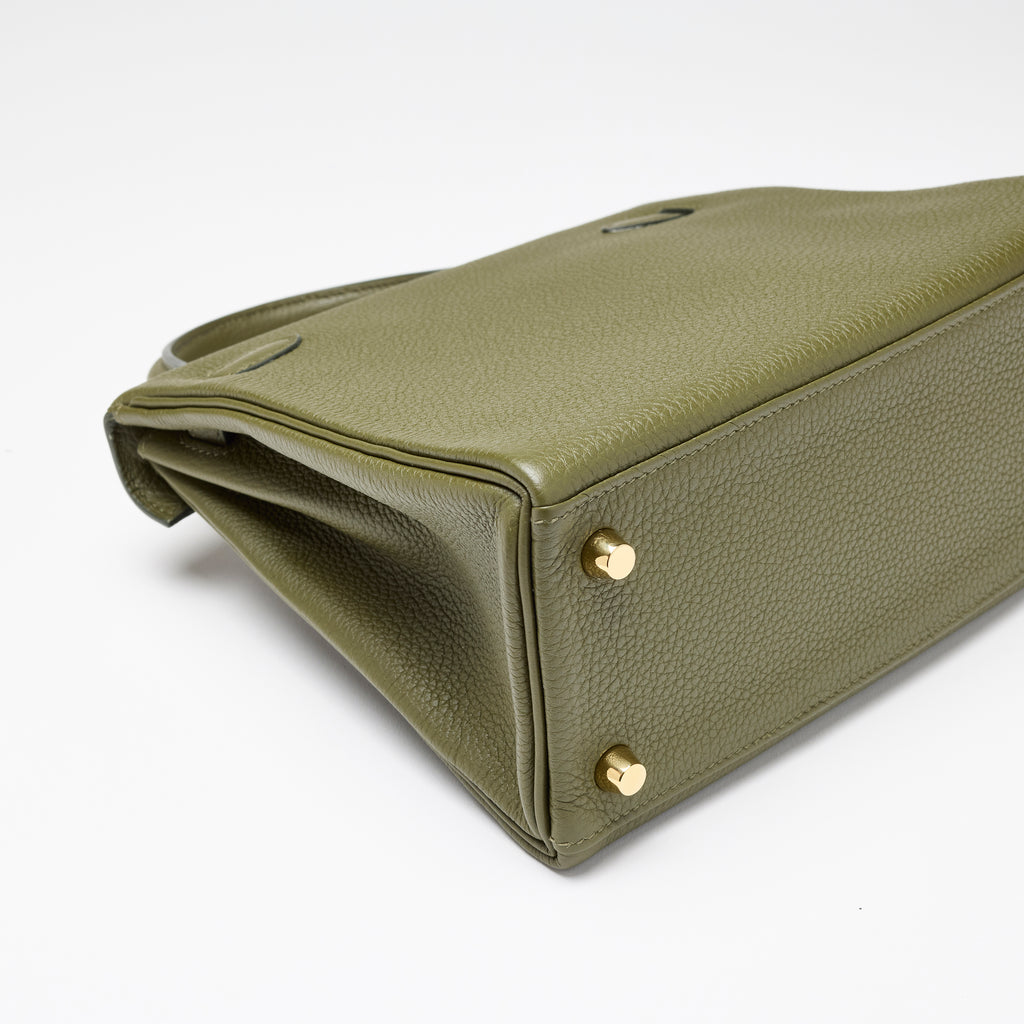 Hermès Vert Véronèse Togo Kelly 25, gold hardware, 2020 – photo 5 of 17