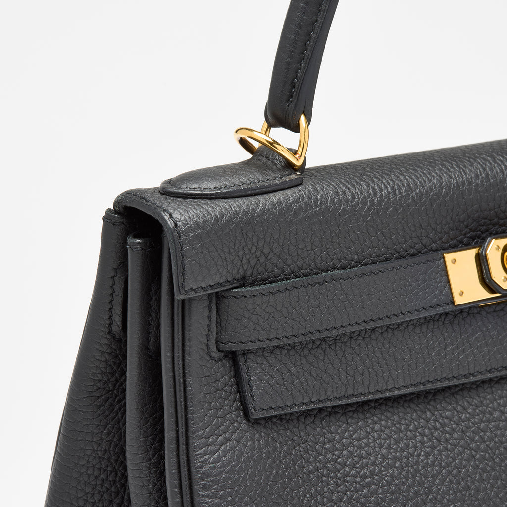 Hermès Black Togo Kelly 28, gold hardware, 2015 – photo 10 of 16