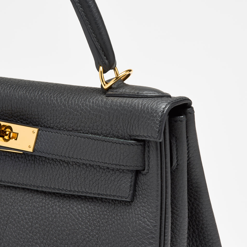 Hermès Black Togo Kelly 28, gold hardware, 2015 – photo 11 of 16
