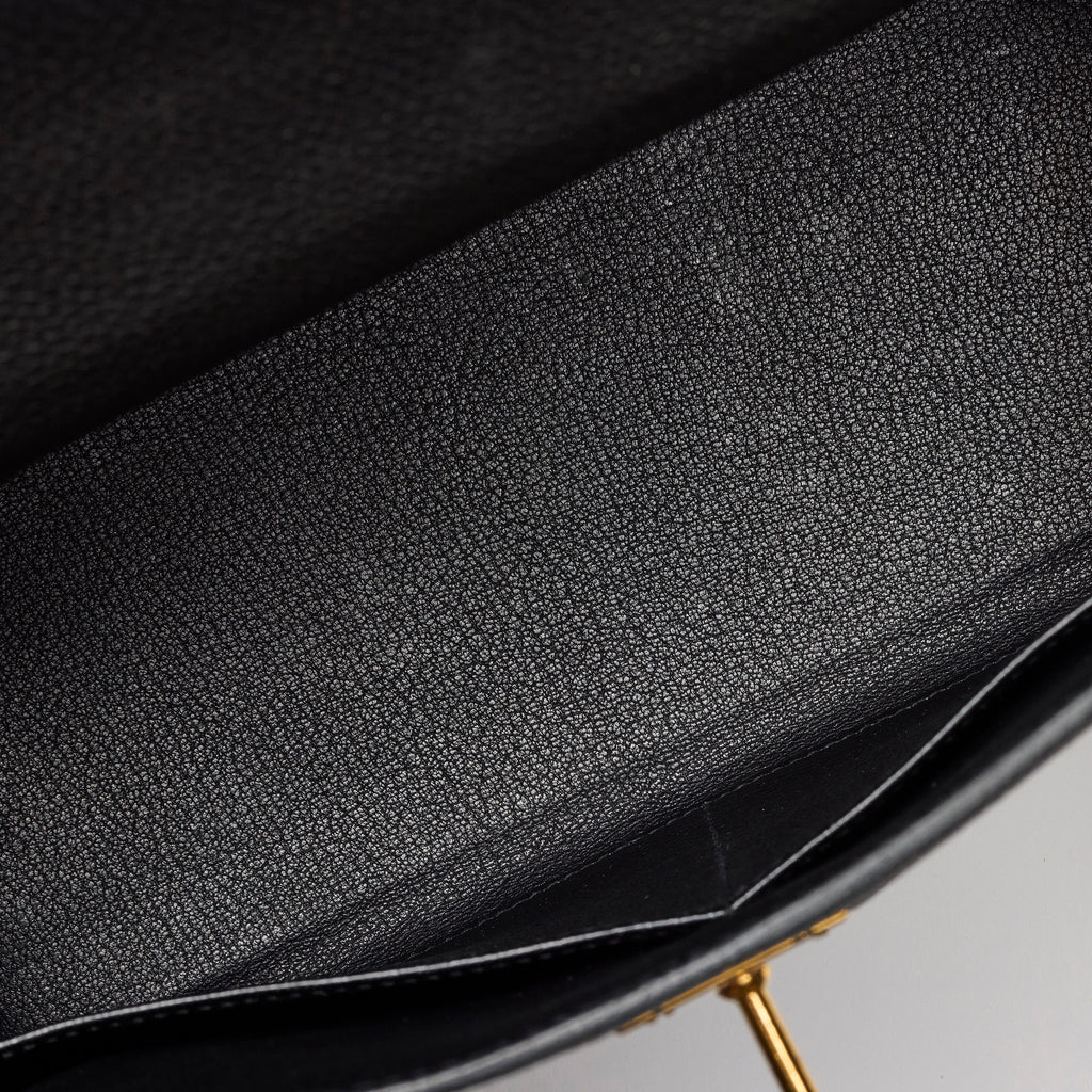 Hermès Black Togo Kelly 28, gold hardware, 2015 – photo 14 of 16