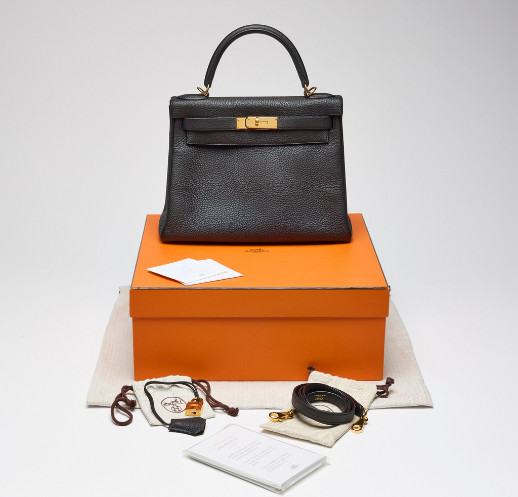 Hermès Black Togo Kelly 28, gold hardware, 2015 – photo 16 of 16