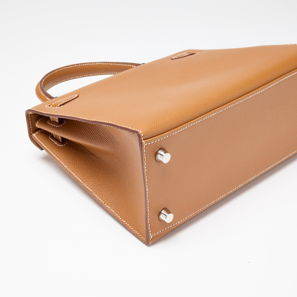 Hermès Gold Epsom Sellier Kelly 25, palladium hardware, 2021 – photo 5 of 17